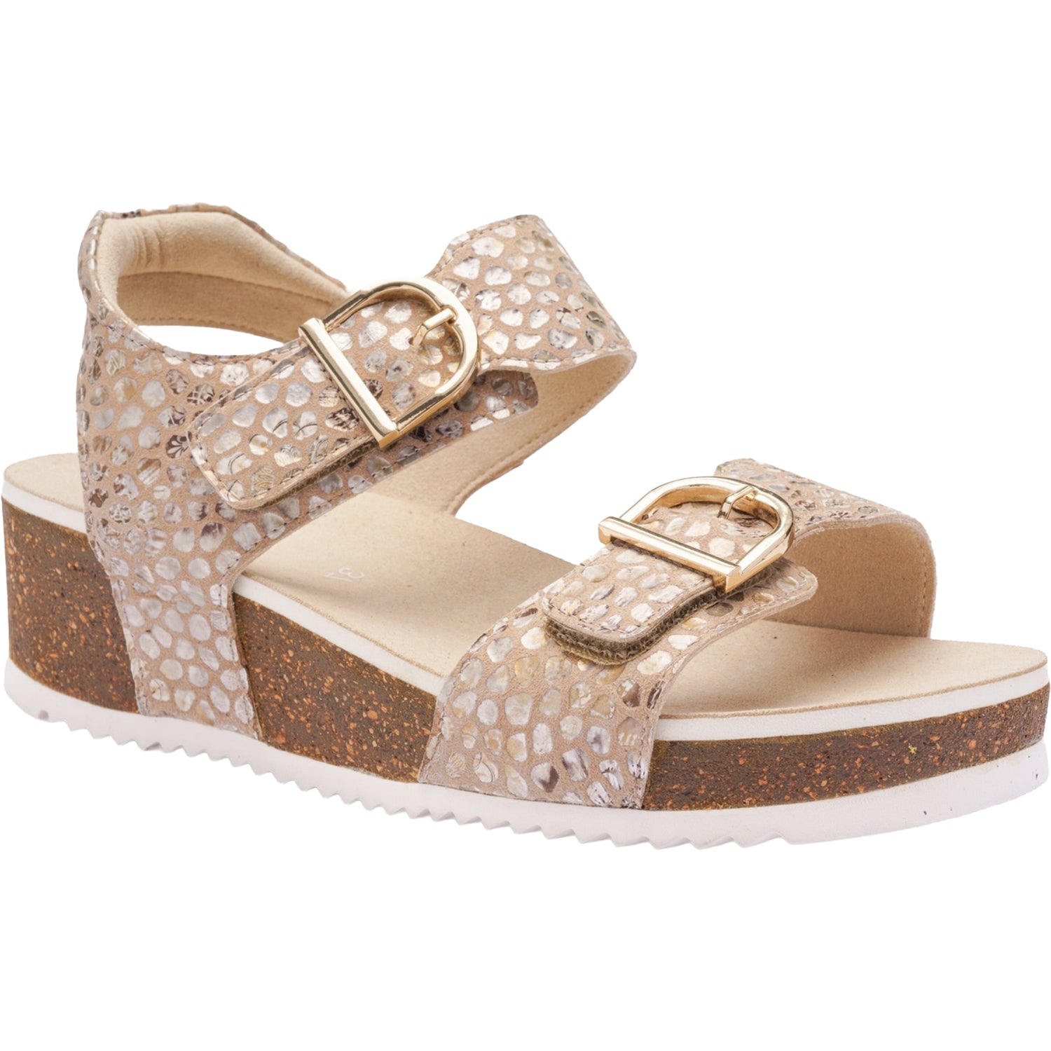 Womens Ara shoes Ara Nova Women's Wedge Sandals Camel Konfettikid Leather Camel Konfettikid Leather