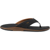 Mens Reef Reef Offshore Men's Sandals Thong Sandals Black/Gum Black/Gum