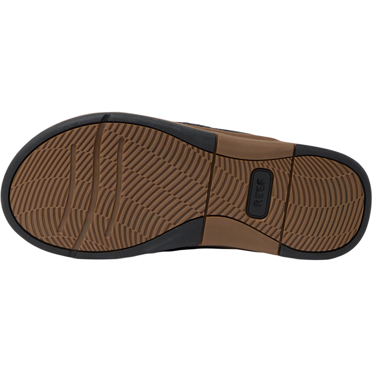 Mens Reef Reef Offshore Men's Sandals Thong Sandals Black/Gum Black/Gum