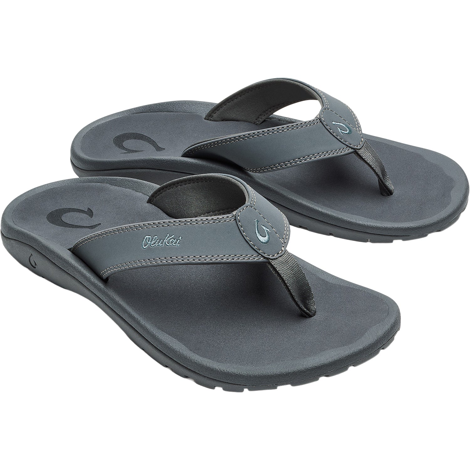 Mens Olukai OluKai Ohana Men's Sandals Thong Sandals Rock/Rock Rock/Rock
