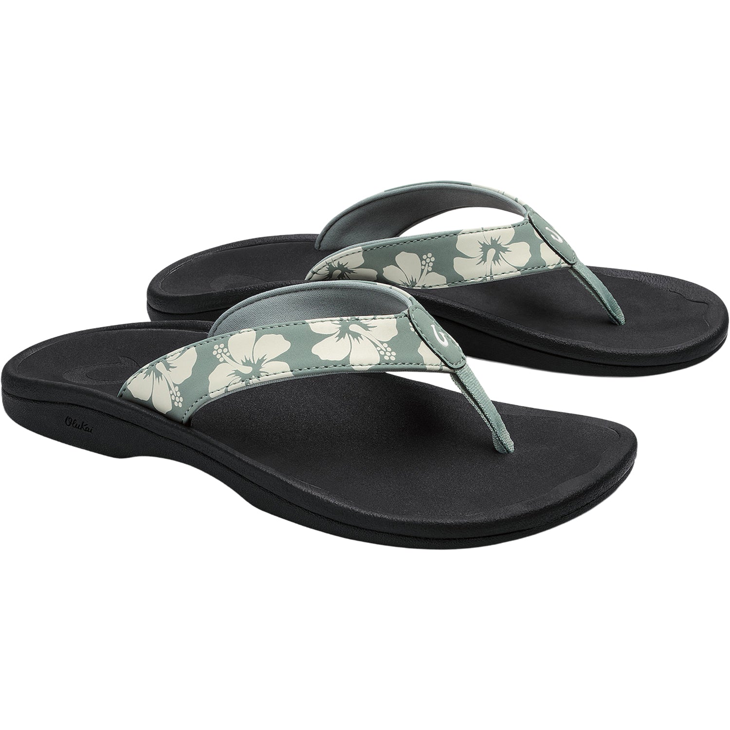 Womens Olukai Olukai Ohana Women's Sandals Silver Pine/Pua Silver Pine/Pua