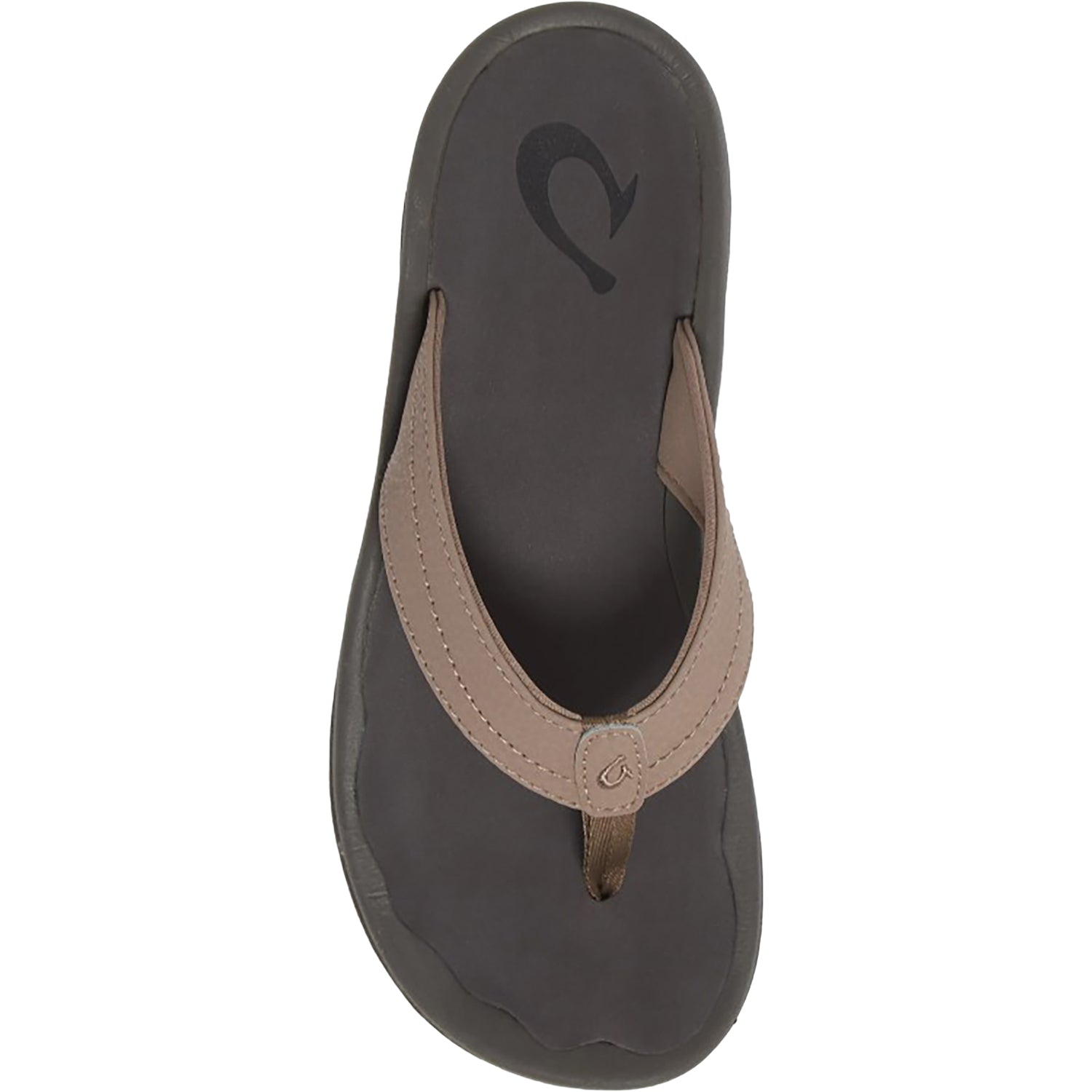 Womens Olukai OluKai Ohana Women's Sandals Thong Sandals Warm Taupe/Black Warm Taupe/Black