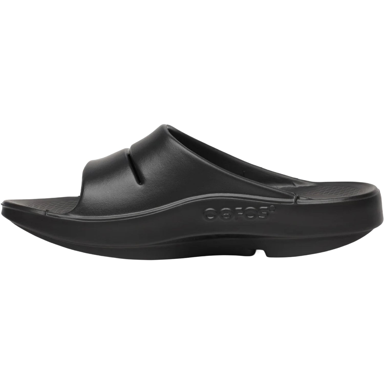 Womens Oofos OOFOS OOAhh Limited Women's Recovery Slides Black Blossom Black Blossom