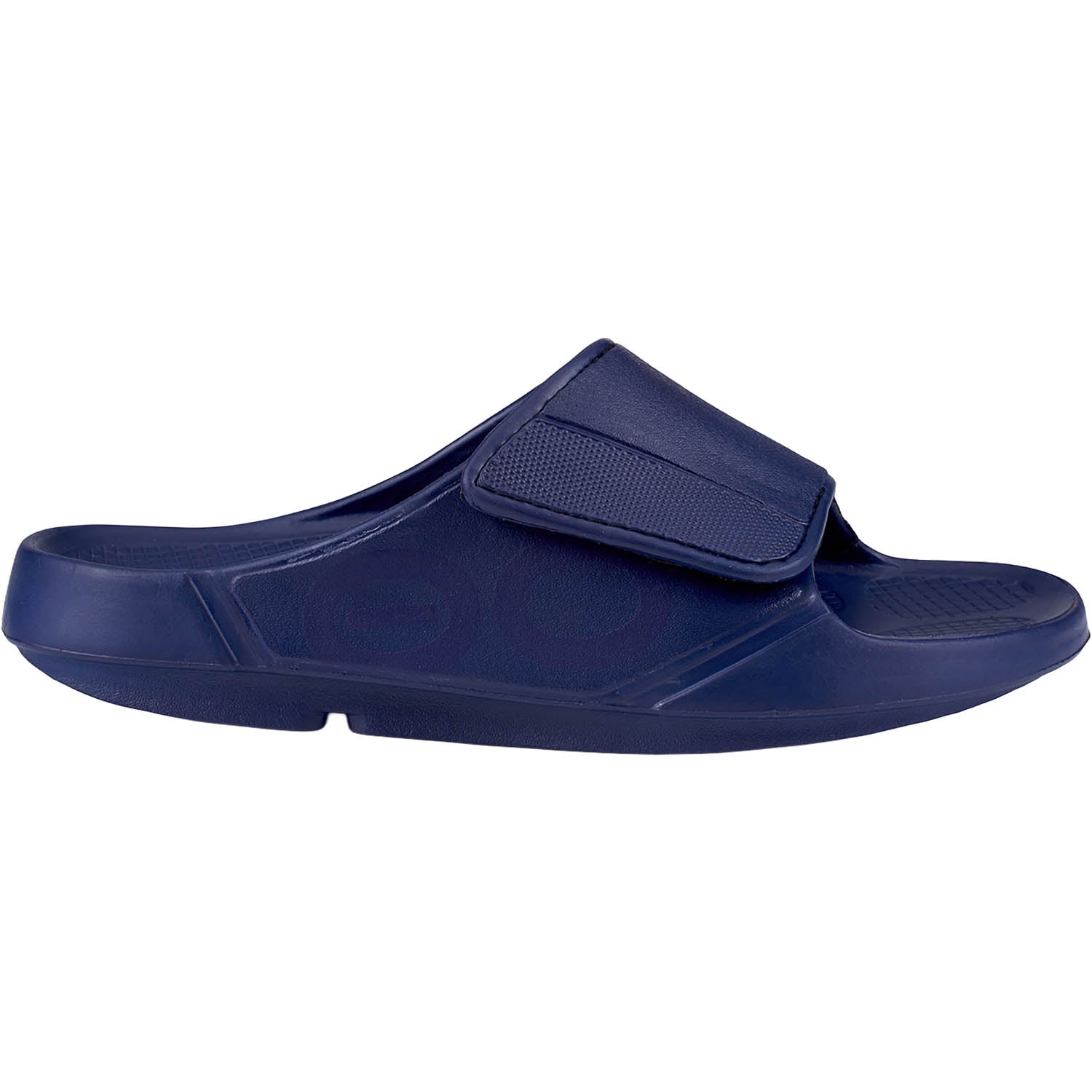 Unisex Oofos OOFOS OOahh Sport Flex Unisex Recovery Slide Sandals Navy Navy