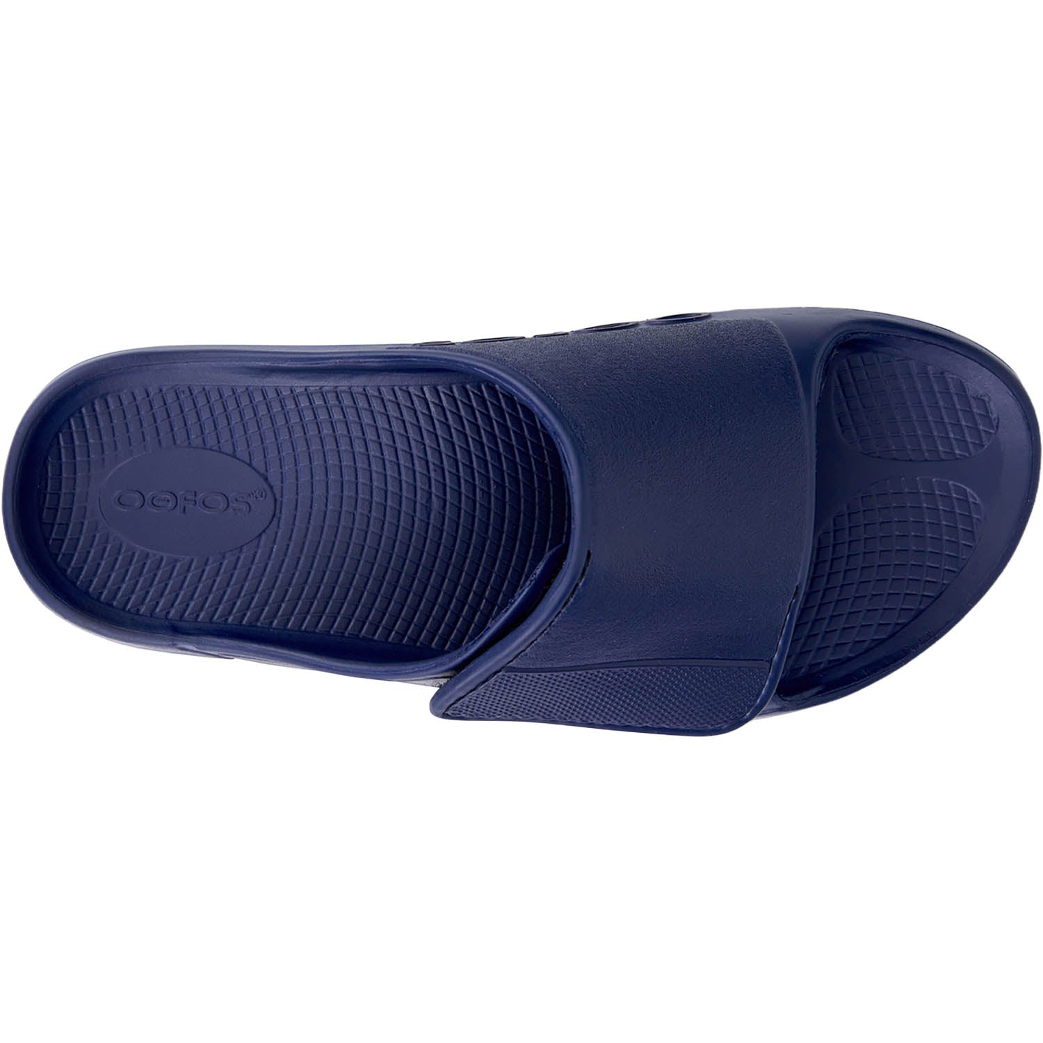 Unisex Oofos OOFOS OOahh Sport Flex Unisex Recovery Slide Sandals Navy Navy