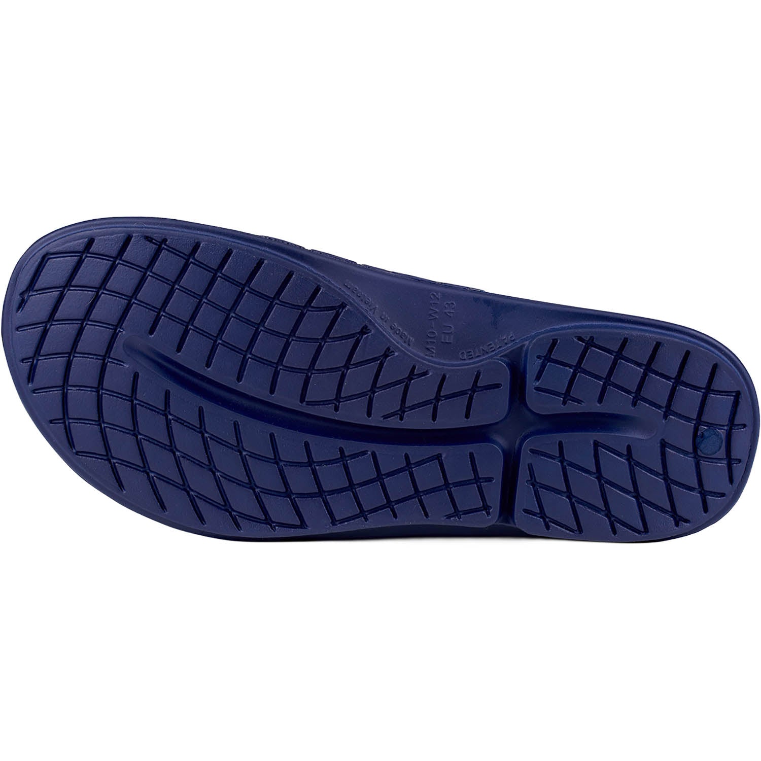 Unisex Oofos OOFOS OOahh Sport Flex Unisex Recovery Slide Sandals Navy Navy