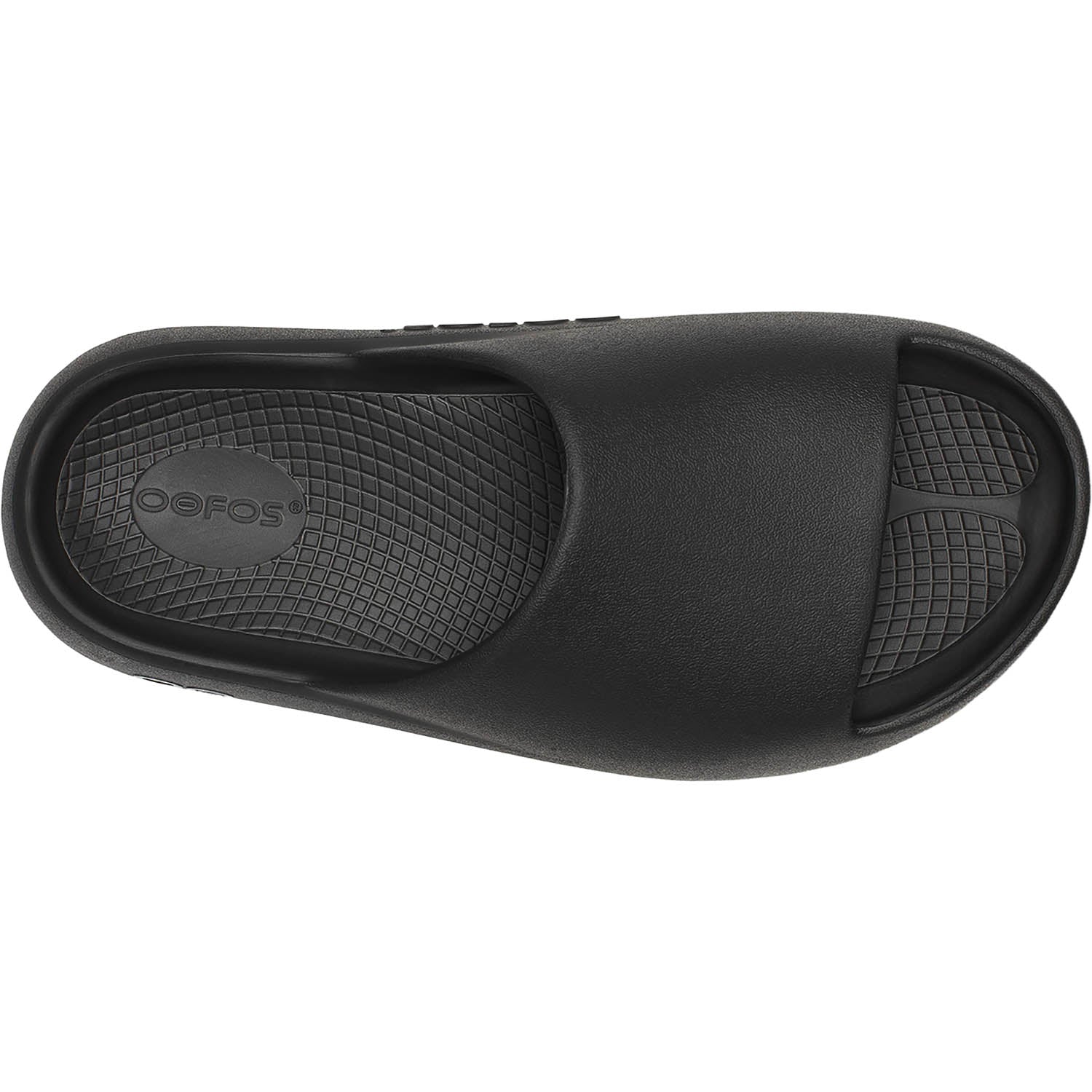 Unisex Oofos OOFOS OOahh+ Unisex Recovery Slide Sandals Black Black