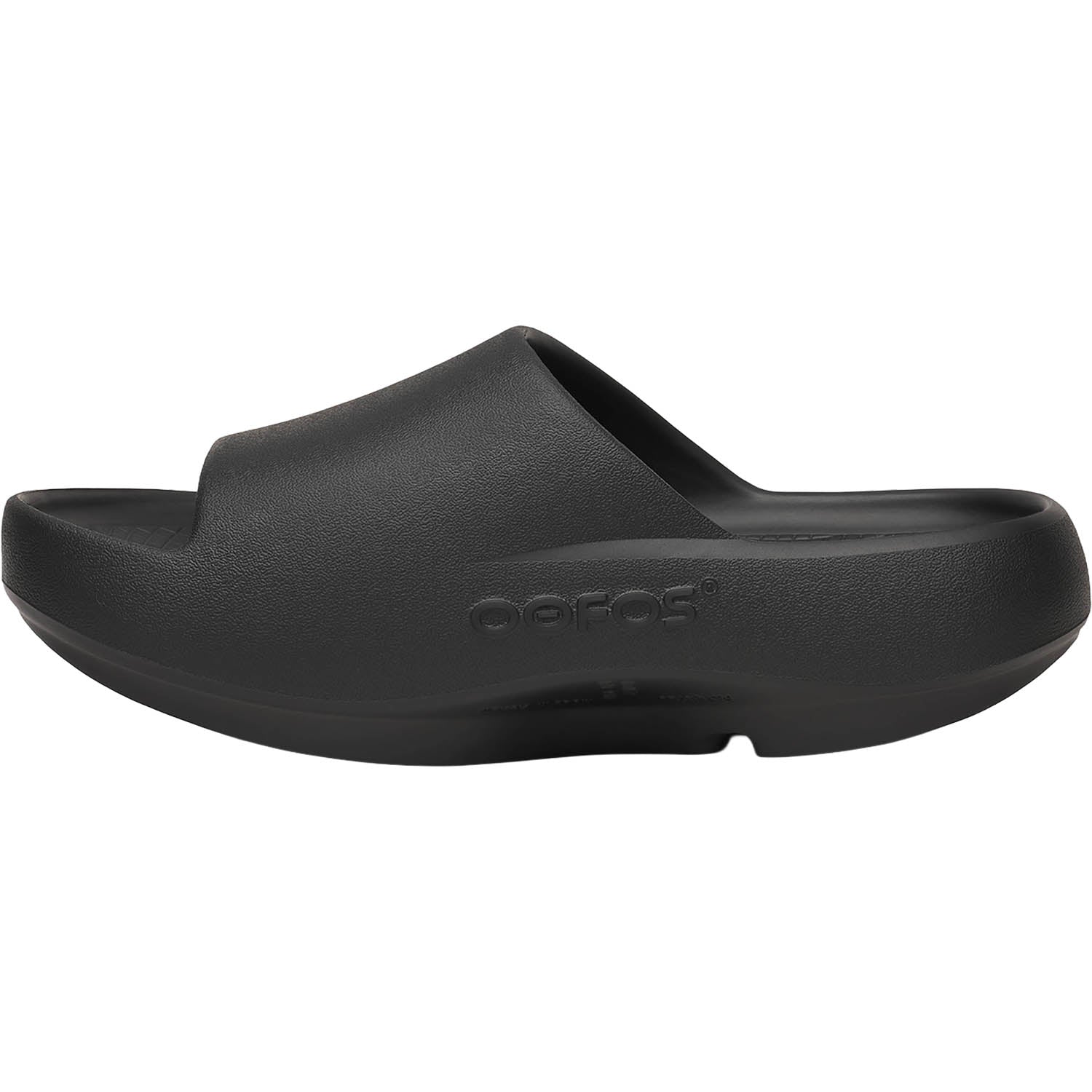 Unisex Oofos OOFOS OOahh+ Unisex Recovery Slide Sandals Black Black