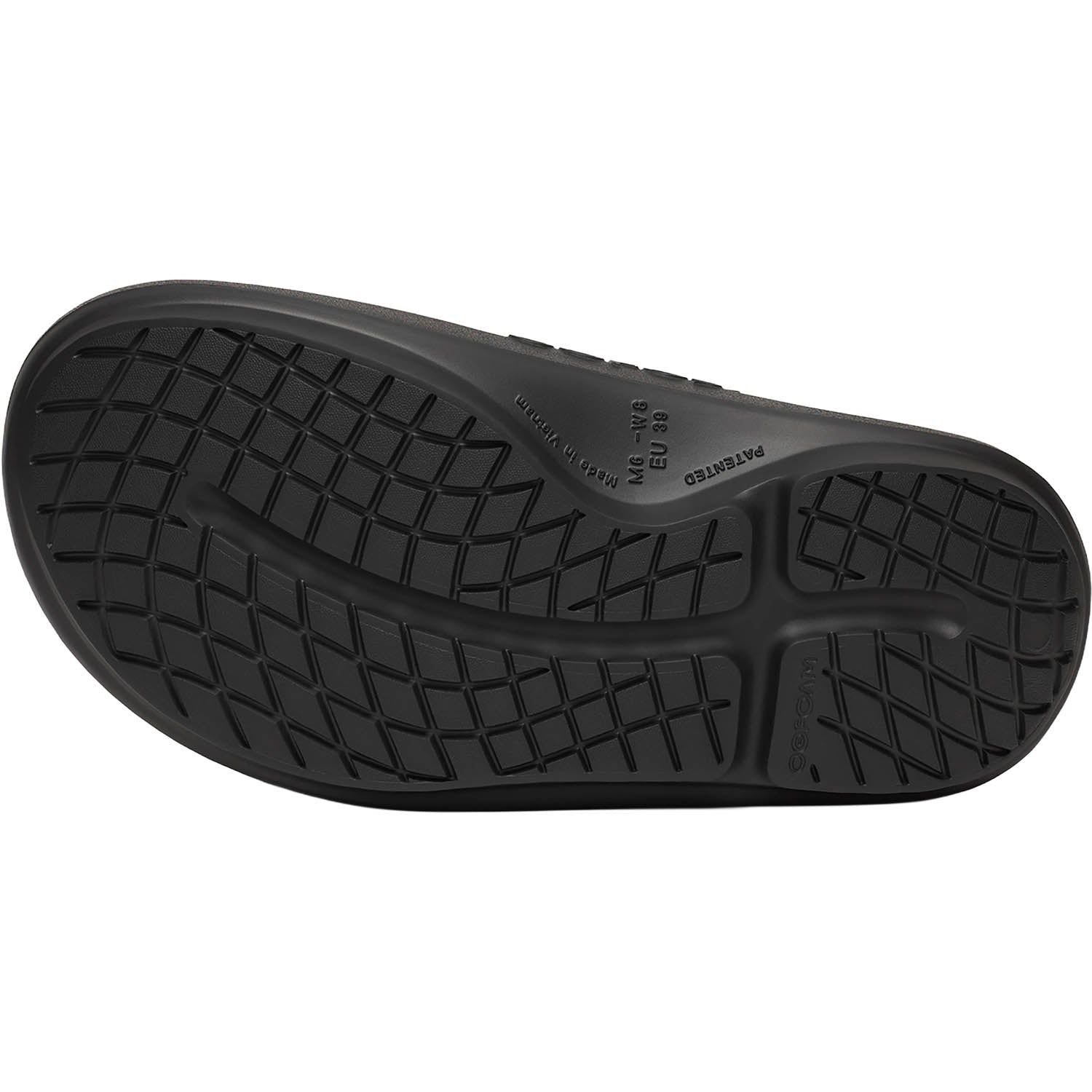 Unisex Oofos OOFOS OOahh+ Unisex Recovery Slide Sandals Black Black