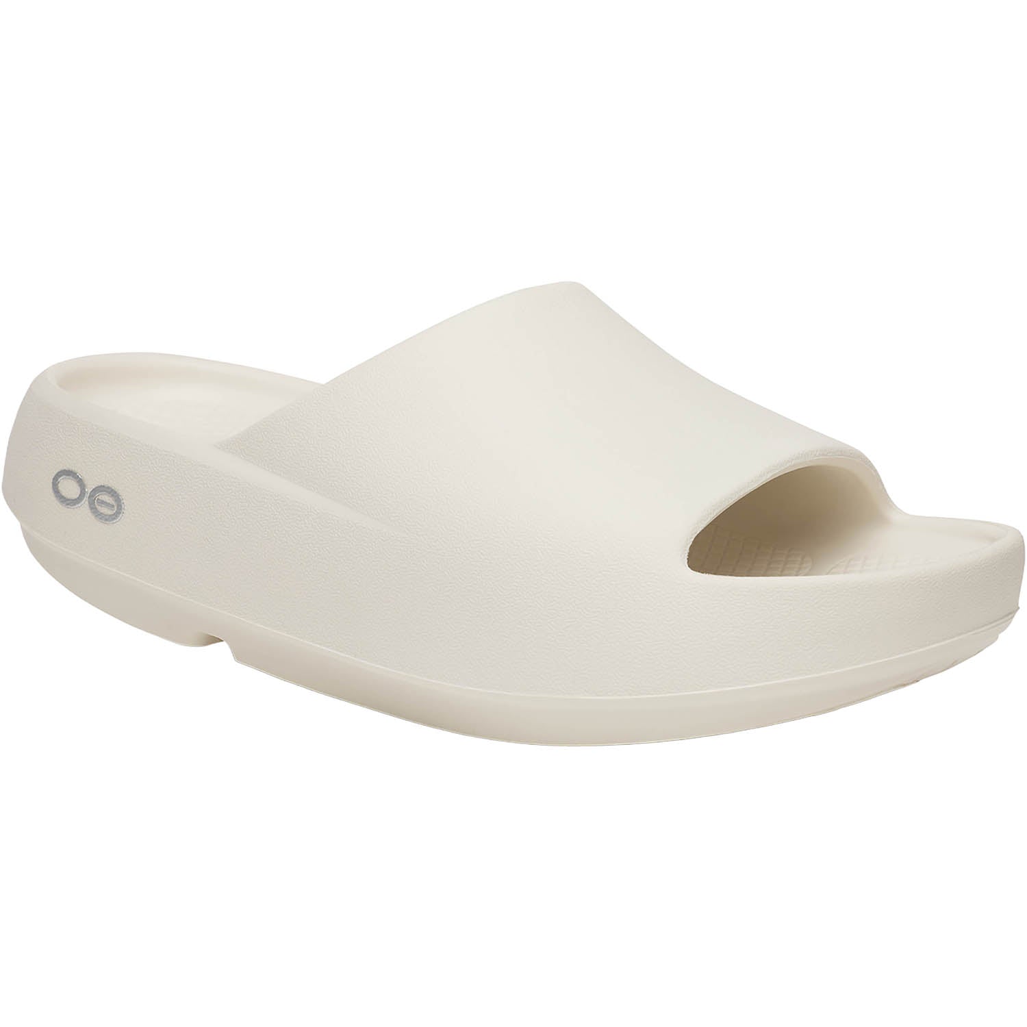 Unisex Oofos OOFOS OOahh+ Unisex Recovery Slide Sandals Chalk Chalk