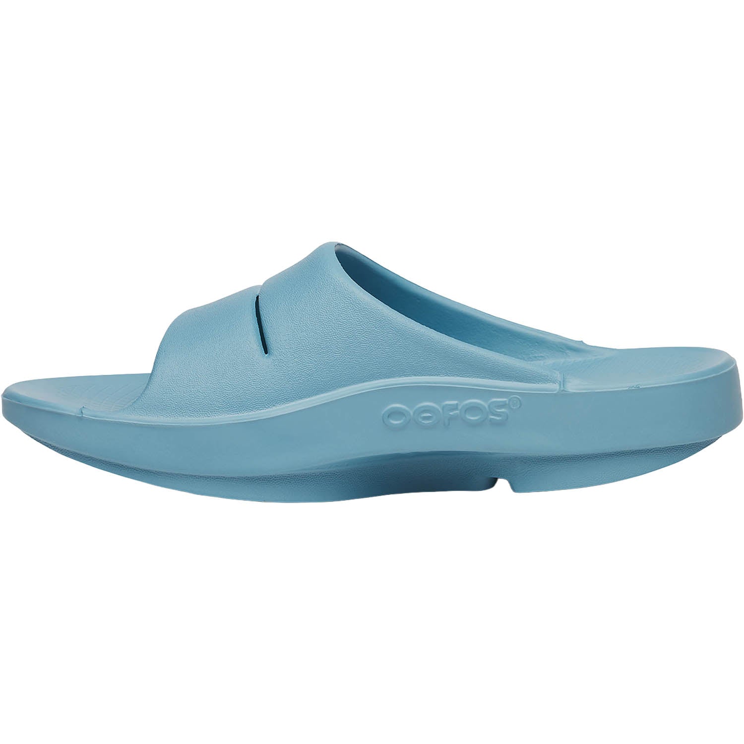 Unisex Oofos OOFOS OOahh Unisex Recovery Slide Sandals Ocean Blue Ocean Blue