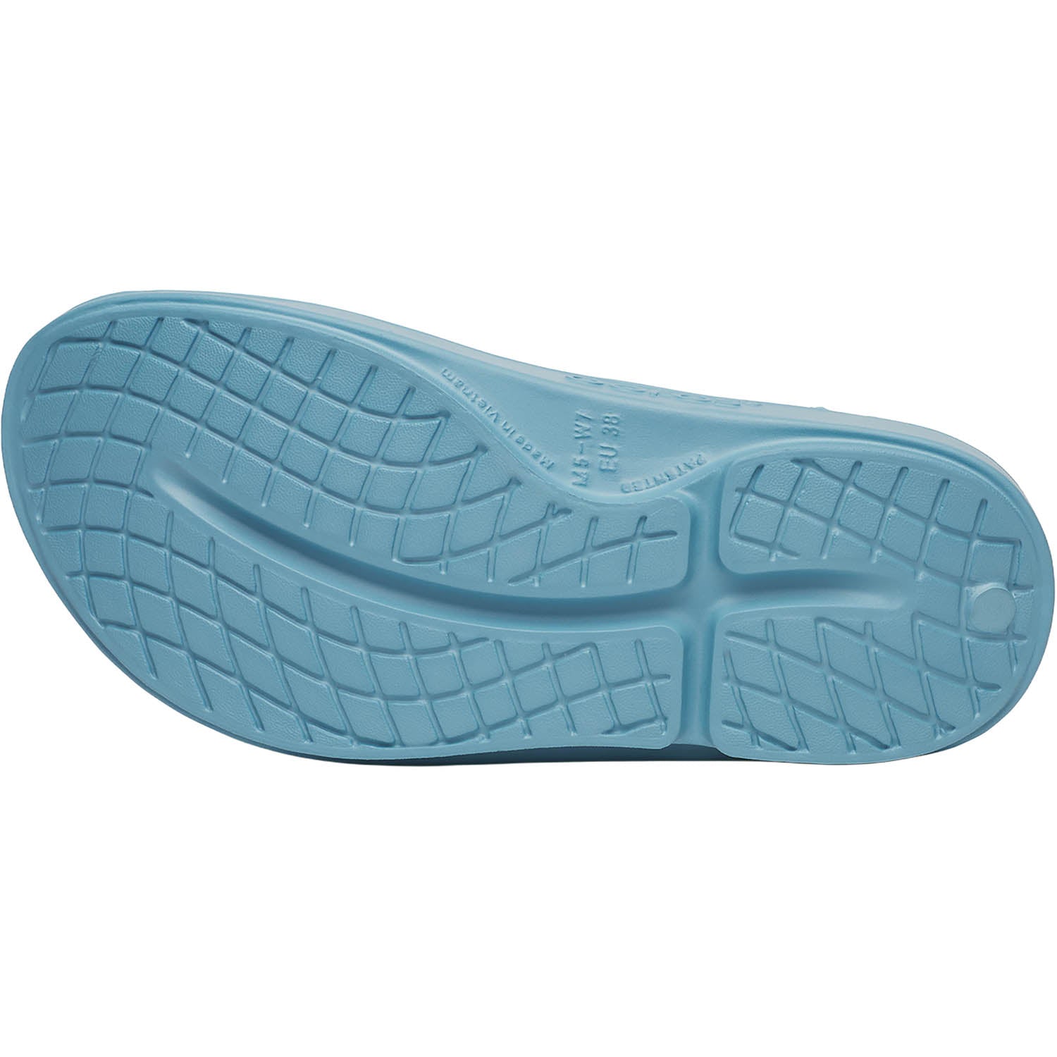 Unisex Oofos OOFOS OOahh Unisex Recovery Slide Sandals Ocean Blue Ocean Blue
