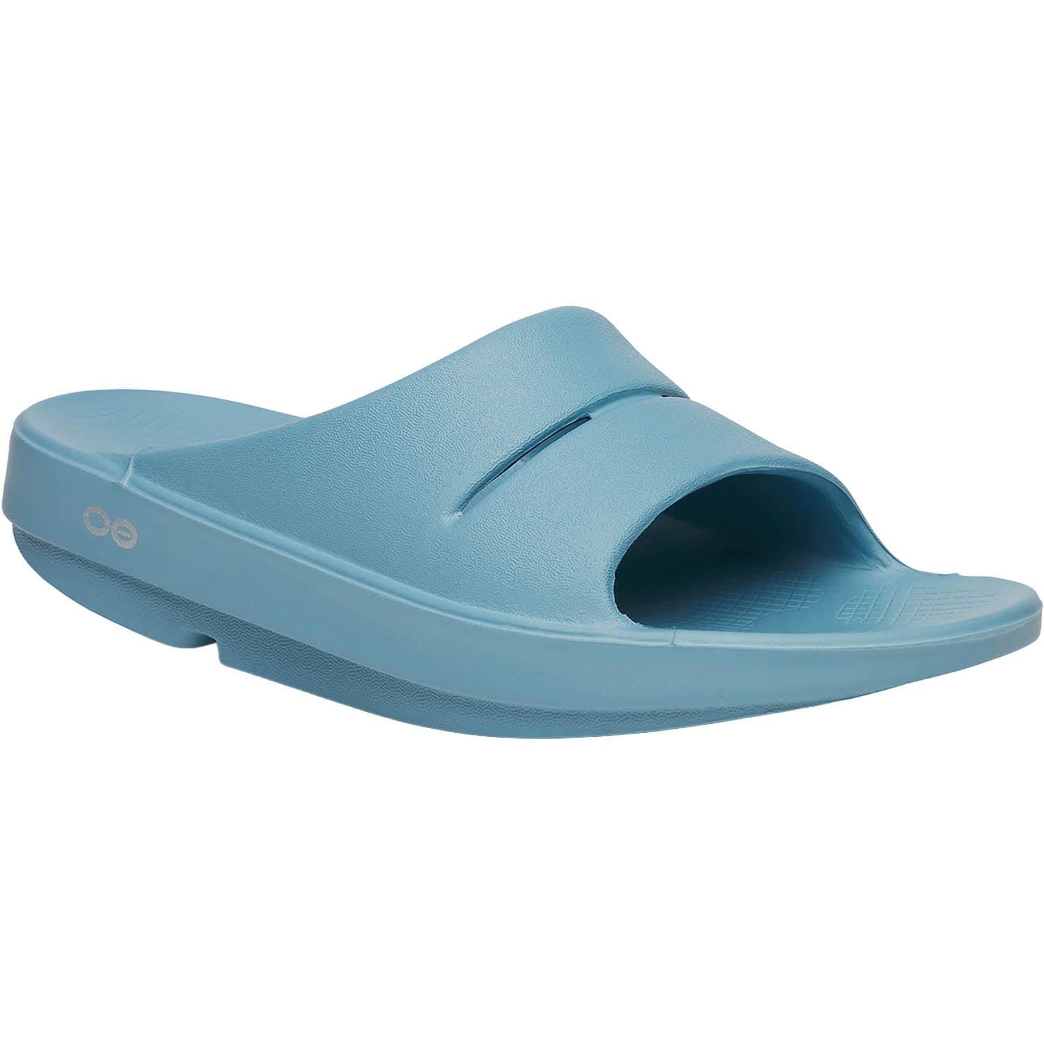 Unisex Oofos OOFOS OOahh Unisex Recovery Slide Sandals Ocean Blue Ocean Blue