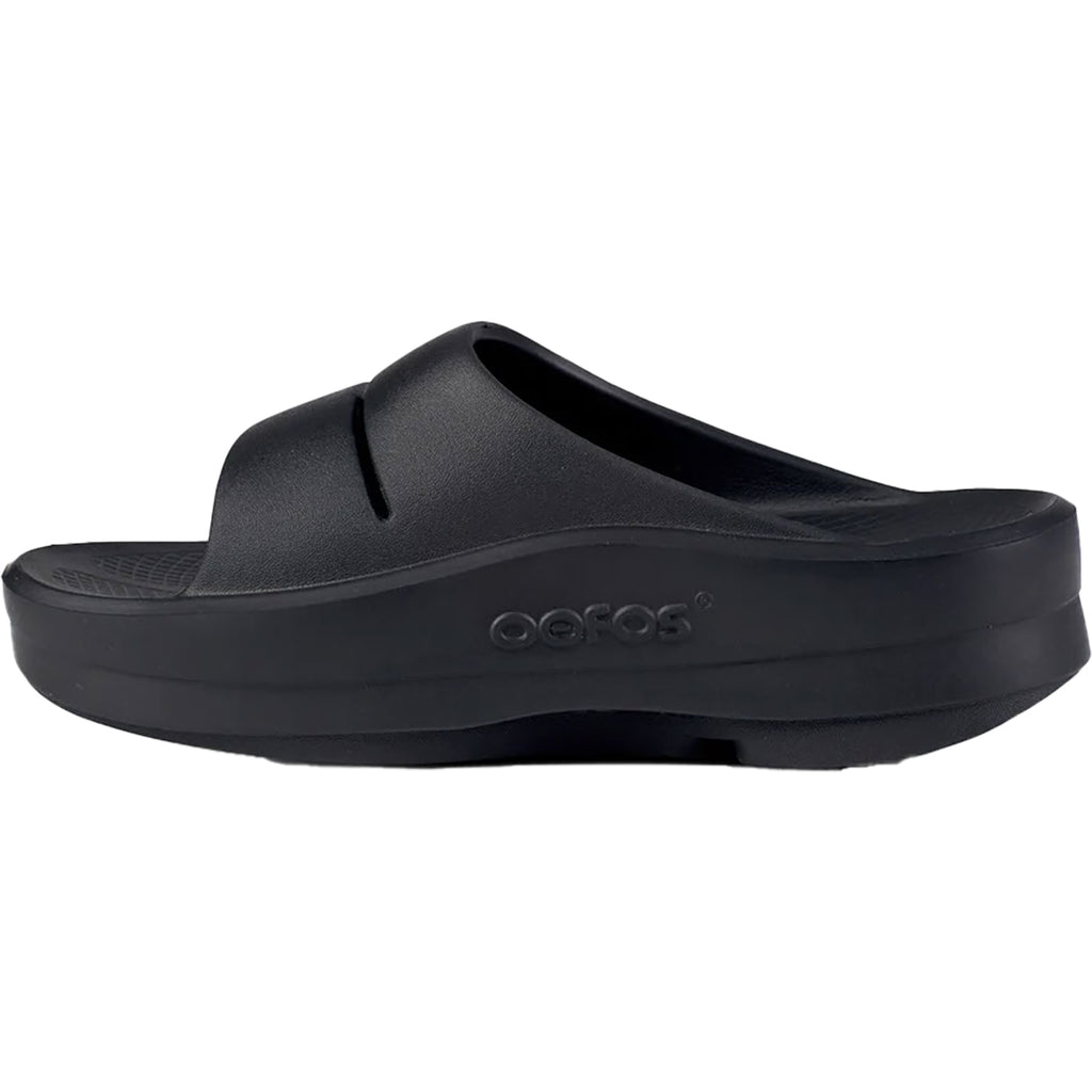 Womens Oofos Women's OOFOs OOMega OOahh Black Synthetic Black