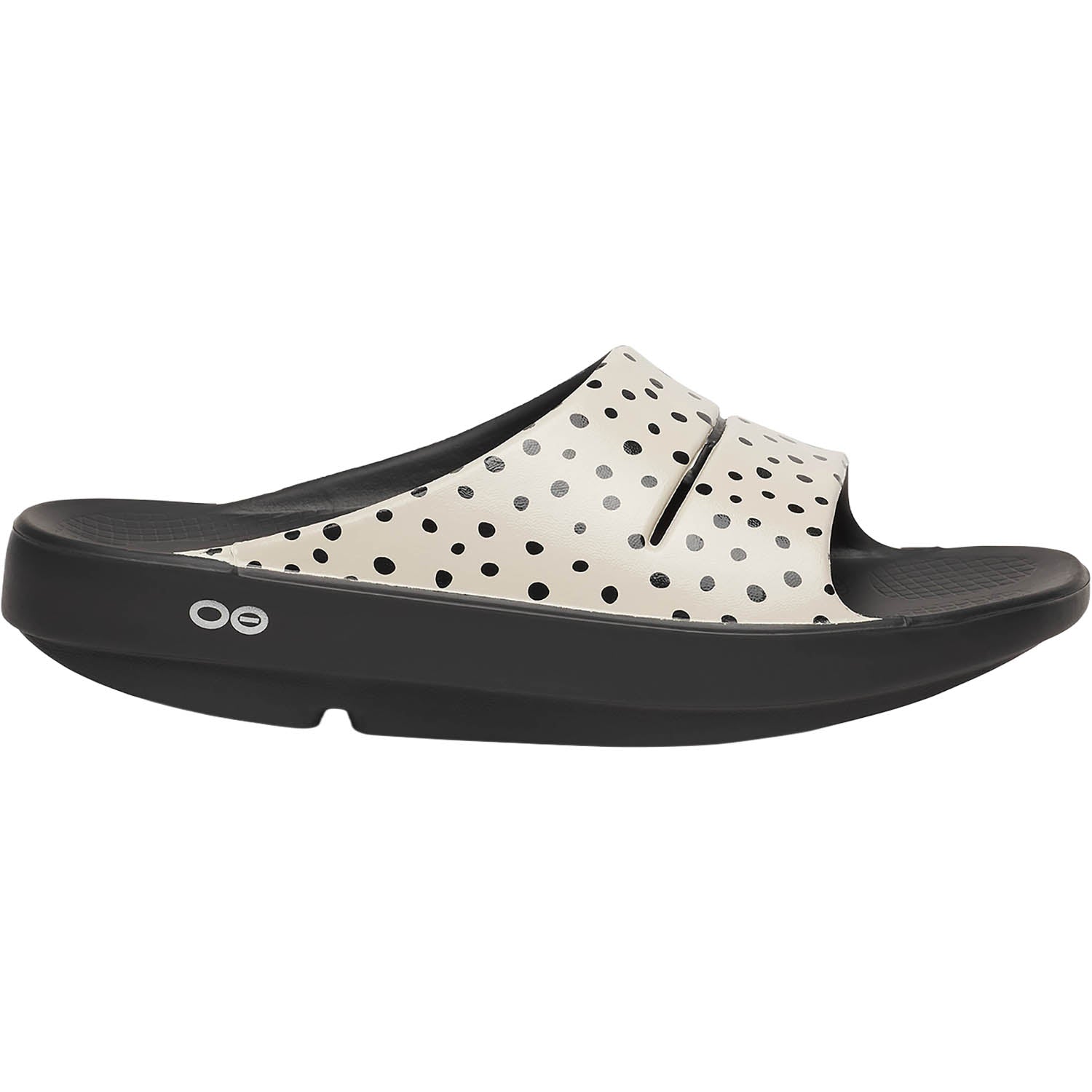 Womens Oofos OOFOS OOahh Limited Unisex Recovery Slides Pebble Pebble