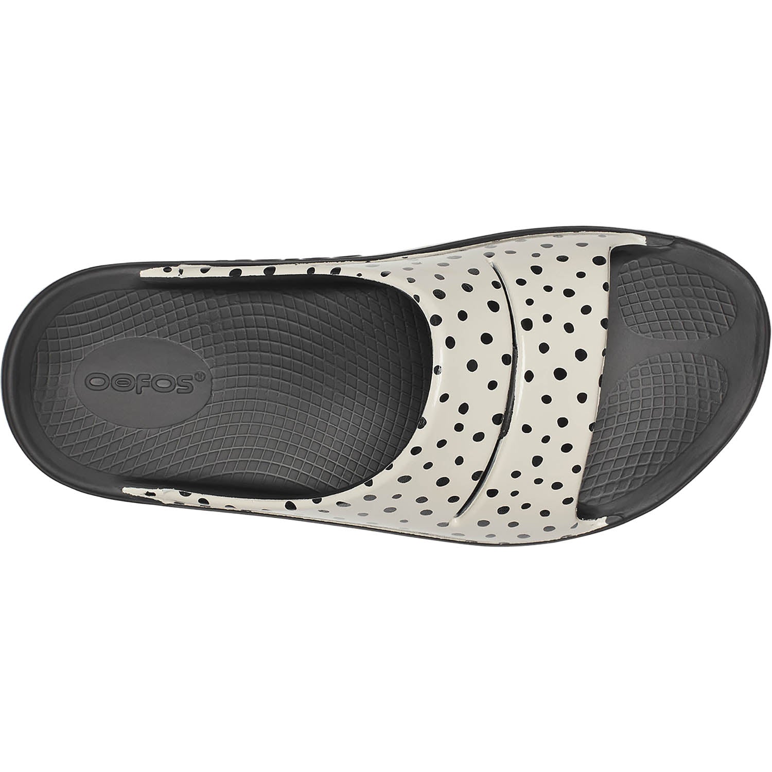 Womens Oofos OOFOS OOahh Limited Unisex Recovery Slides Pebble Pebble