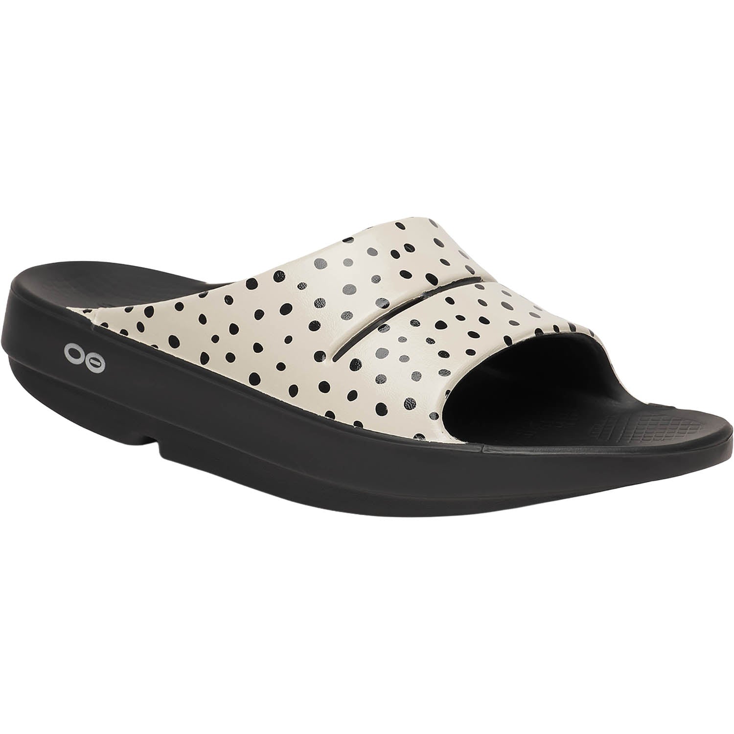 Womens Oofos OOFOS OOahh Limited Unisex Recovery Slides Pebble Pebble