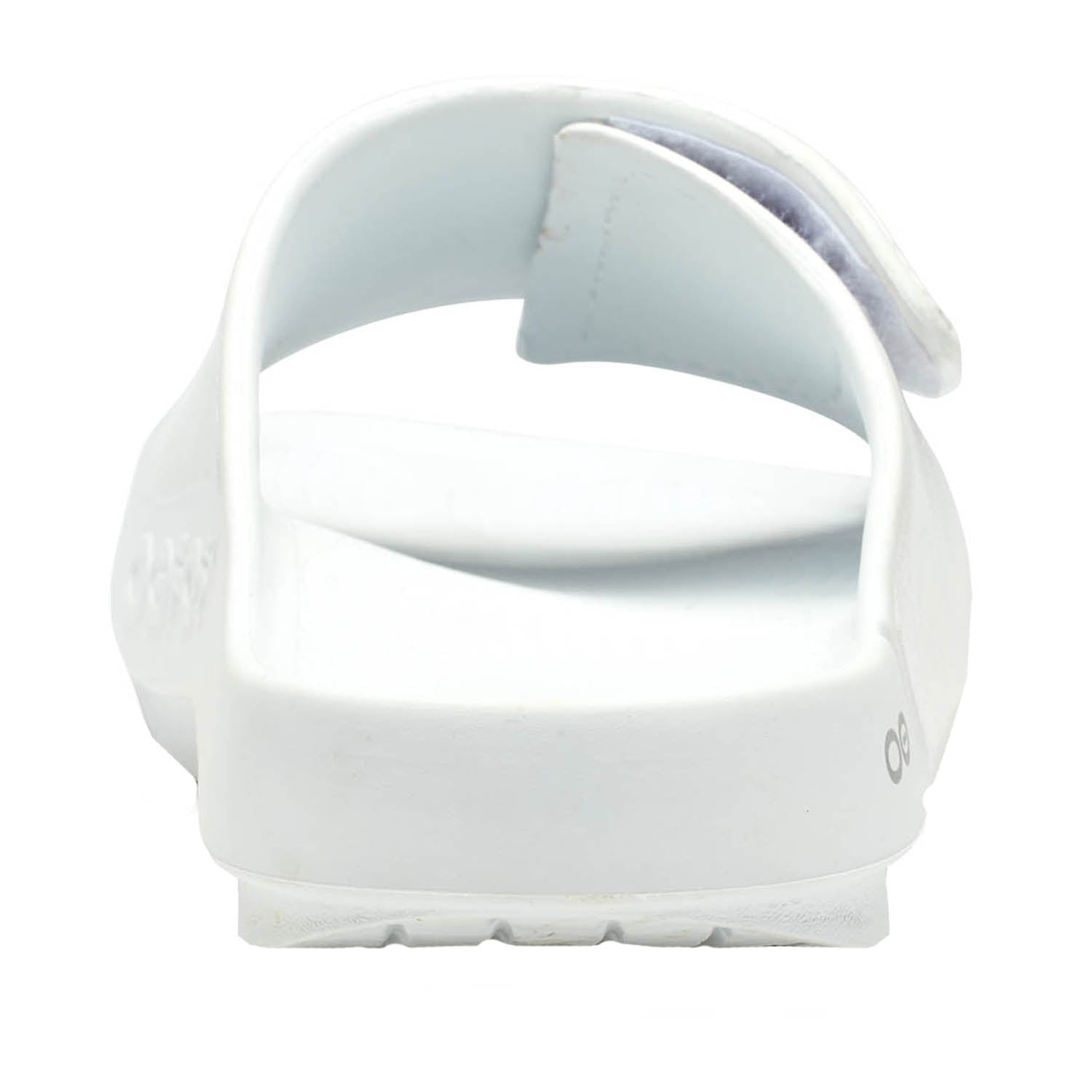 Unisex Oofos OOFOS OOahh Sport Flex Unisex Recovery Slide Sandals White White