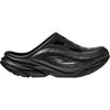 Unisex Hoka one one Unisex Hoka Ora Recovery Mule Black/Black Synthetic Black/Black Synthetic