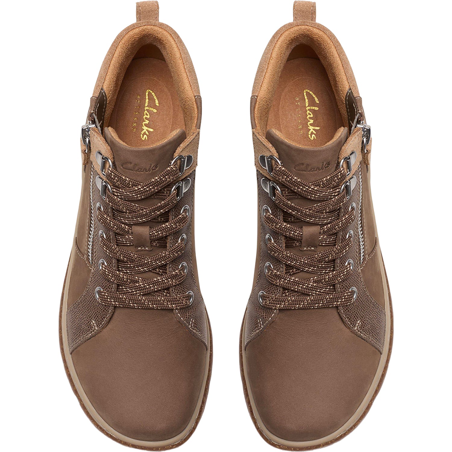 Womens Clarks Clarks Orlene Top Waterproof Women's Boots Dark Sand Nubuck Dark Sand Nubuck