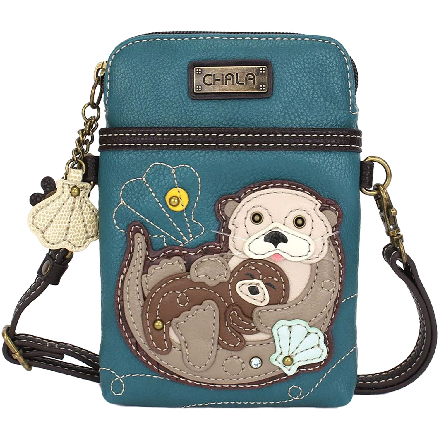 Womens Chala Chala Handbags Otter Cellphone Crossbody Handbag Turquoise Turquoise