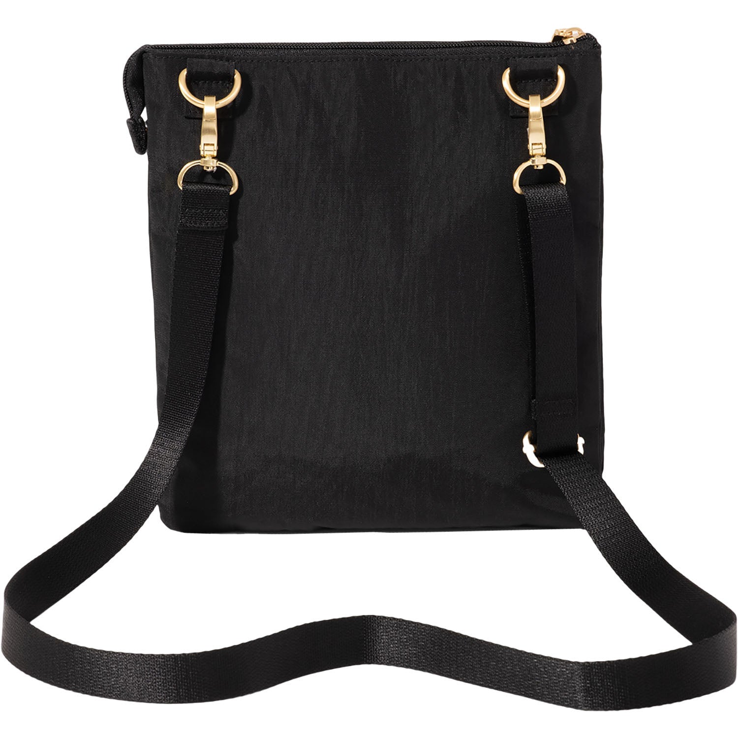 Womens Baggallini Baggallini Out and About Crossbody Black/Gold Black/Gold
