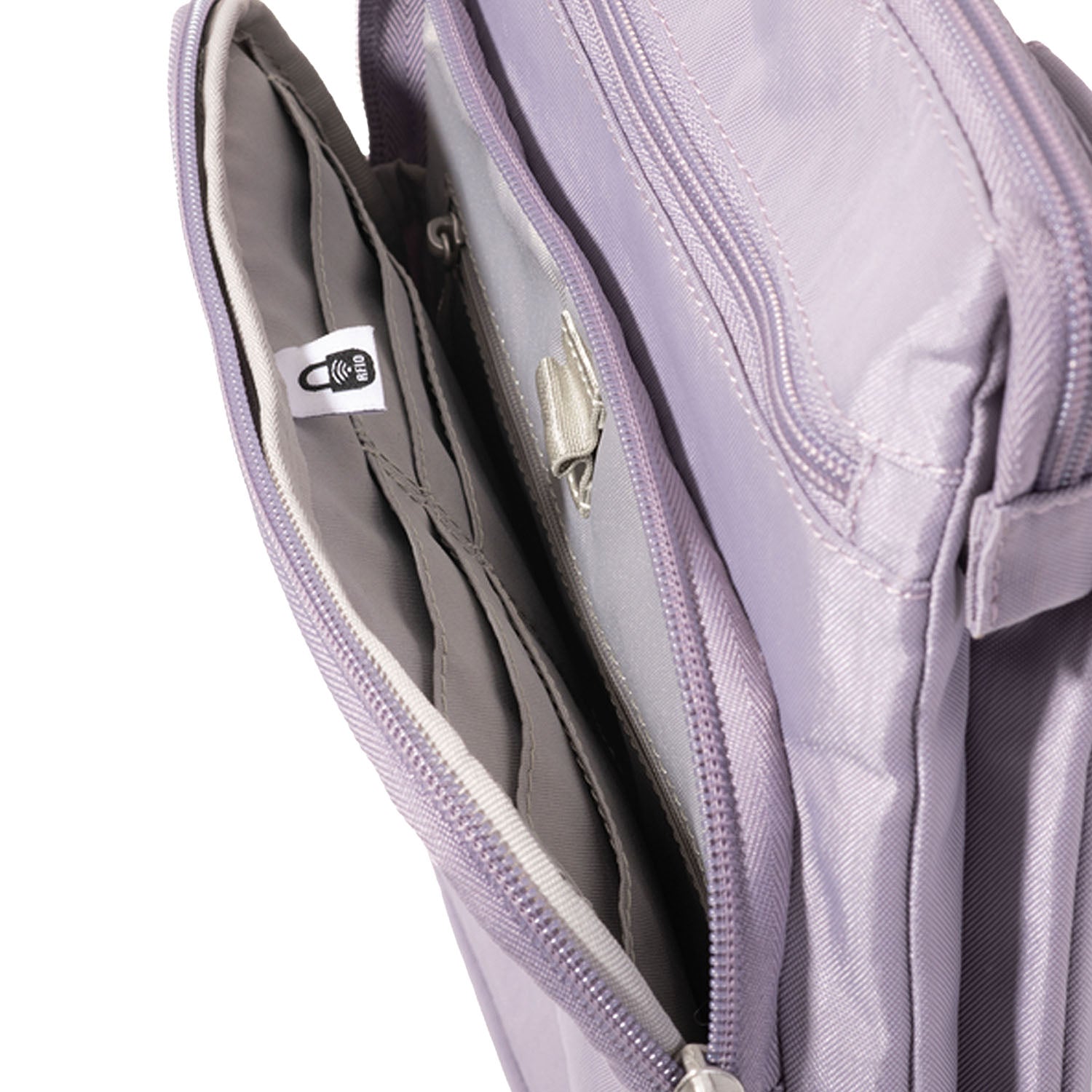 Womens Baggallini Baggallini Out and About Crossbody Handbag Lilac Lilac