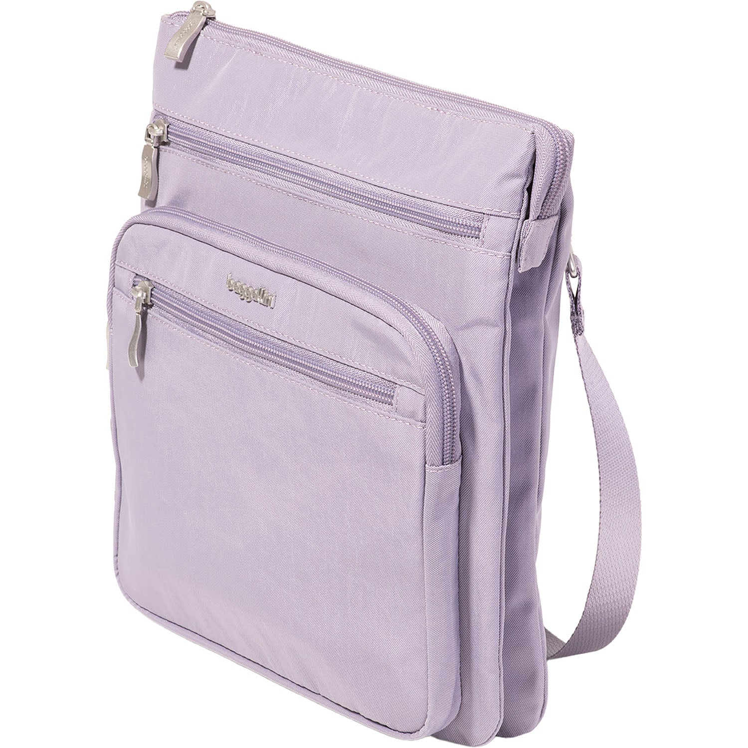 Womens Baggallini Baggallini Out and About Crossbody Handbag Lilac Lilac