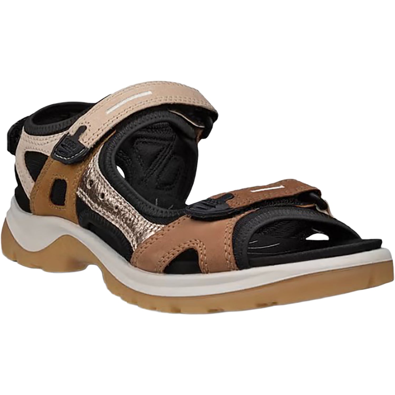 Womens Ecco Ecco Offroad Yucatan Women's Outdoor Sandals Multicolor Brown Multicolor Brown