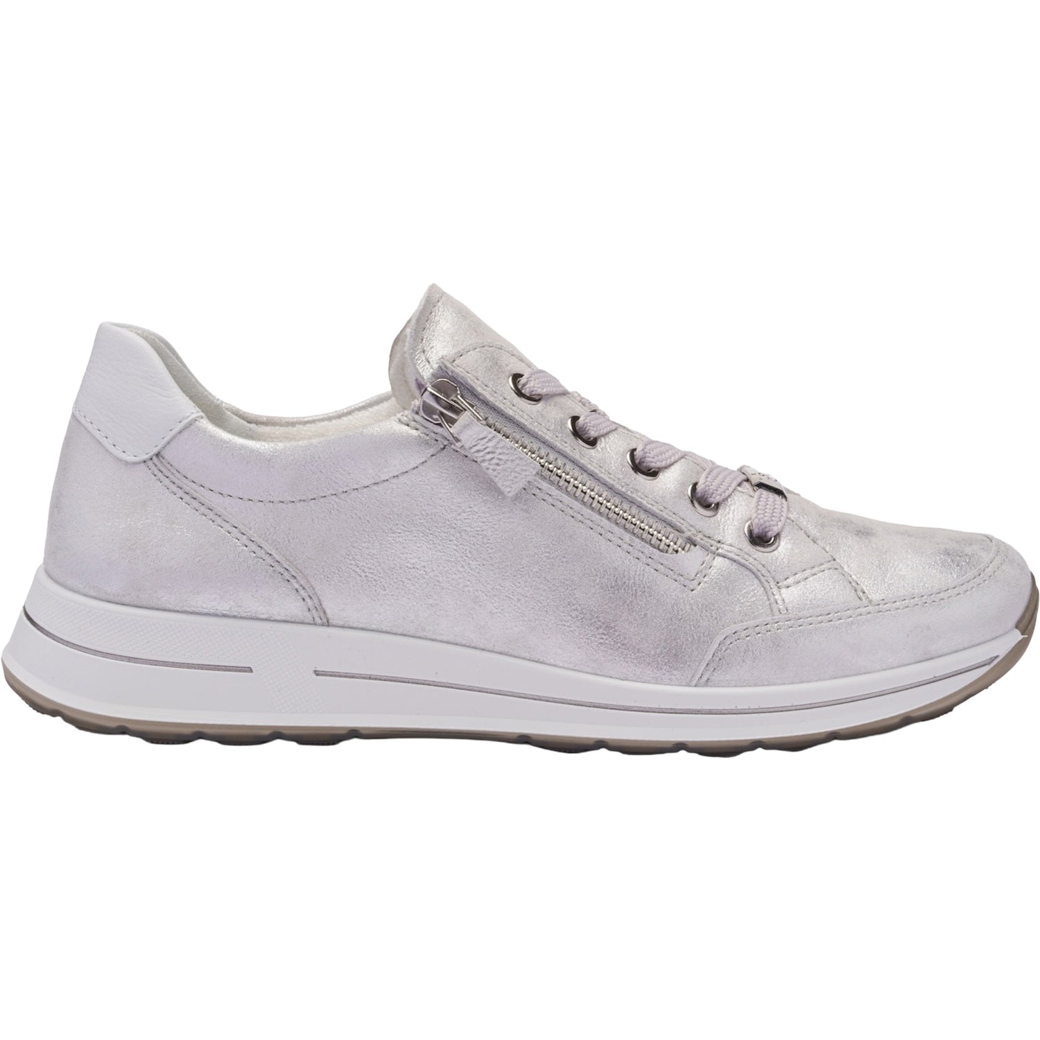 Womens Ara shoes Ara Oleanna Women's Sporty Lace Up Shoes Dusty Nuvolakid/White Calf Dusty Nuvolakid/White Calf