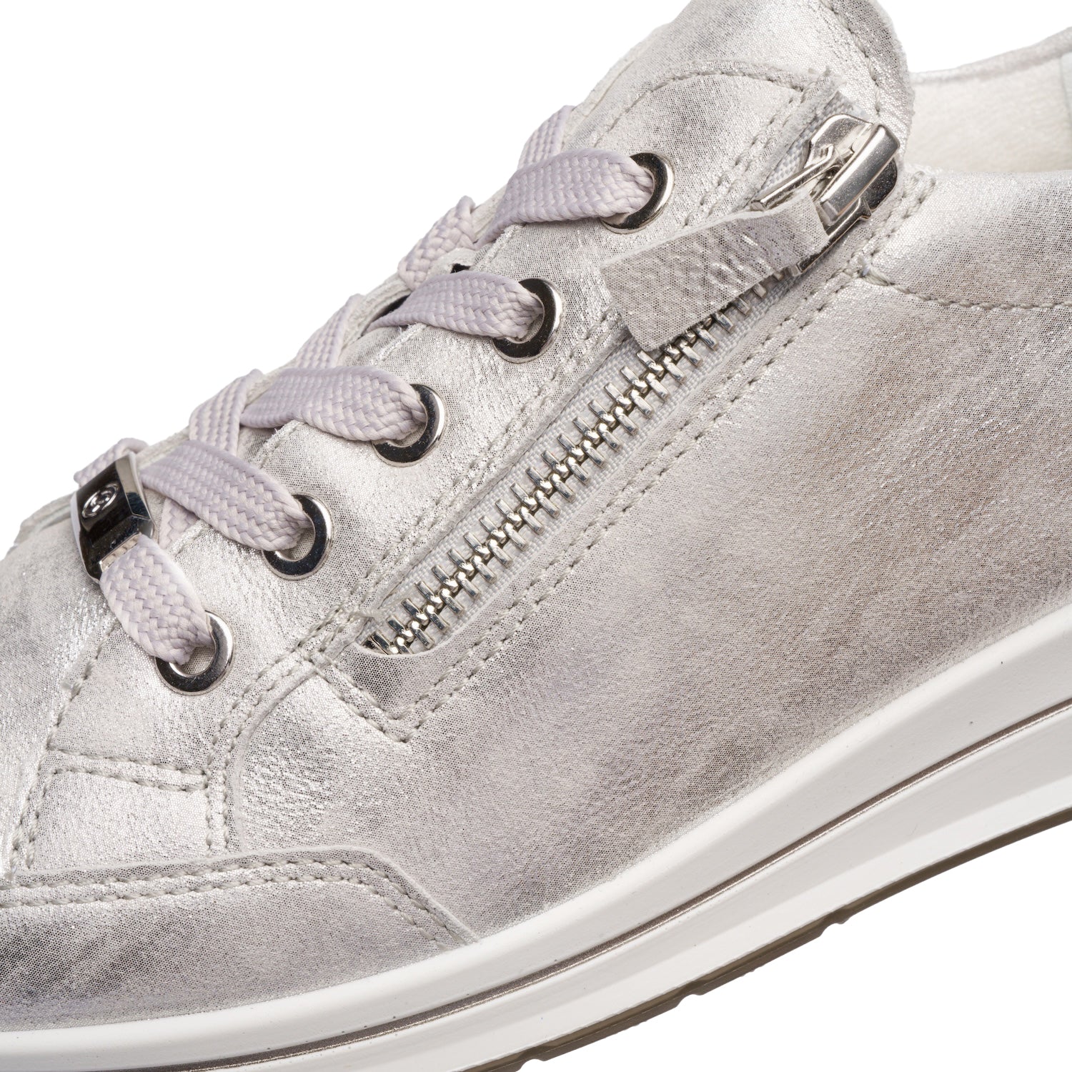 Womens Ara shoes Ara Oleanna Women's Sporty Lace Up Shoes Dusty Nuvolakid/White Calf Dusty Nuvolakid/White Calf