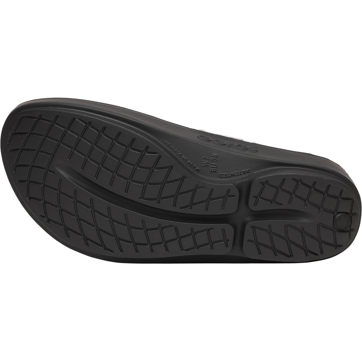 Womens Oofos OOFOS OOLala Limited Women's Recovery Slide Sandals Leopard Leopard