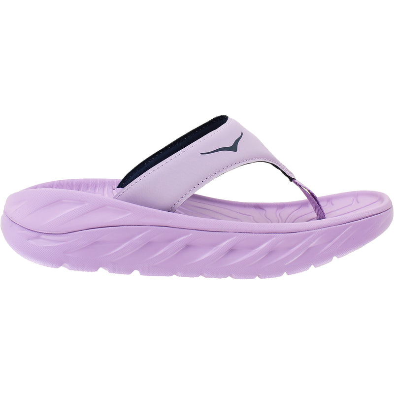 Women's Hoka Ora Recovery Flip Violet Bloom/Outerspace Fabric