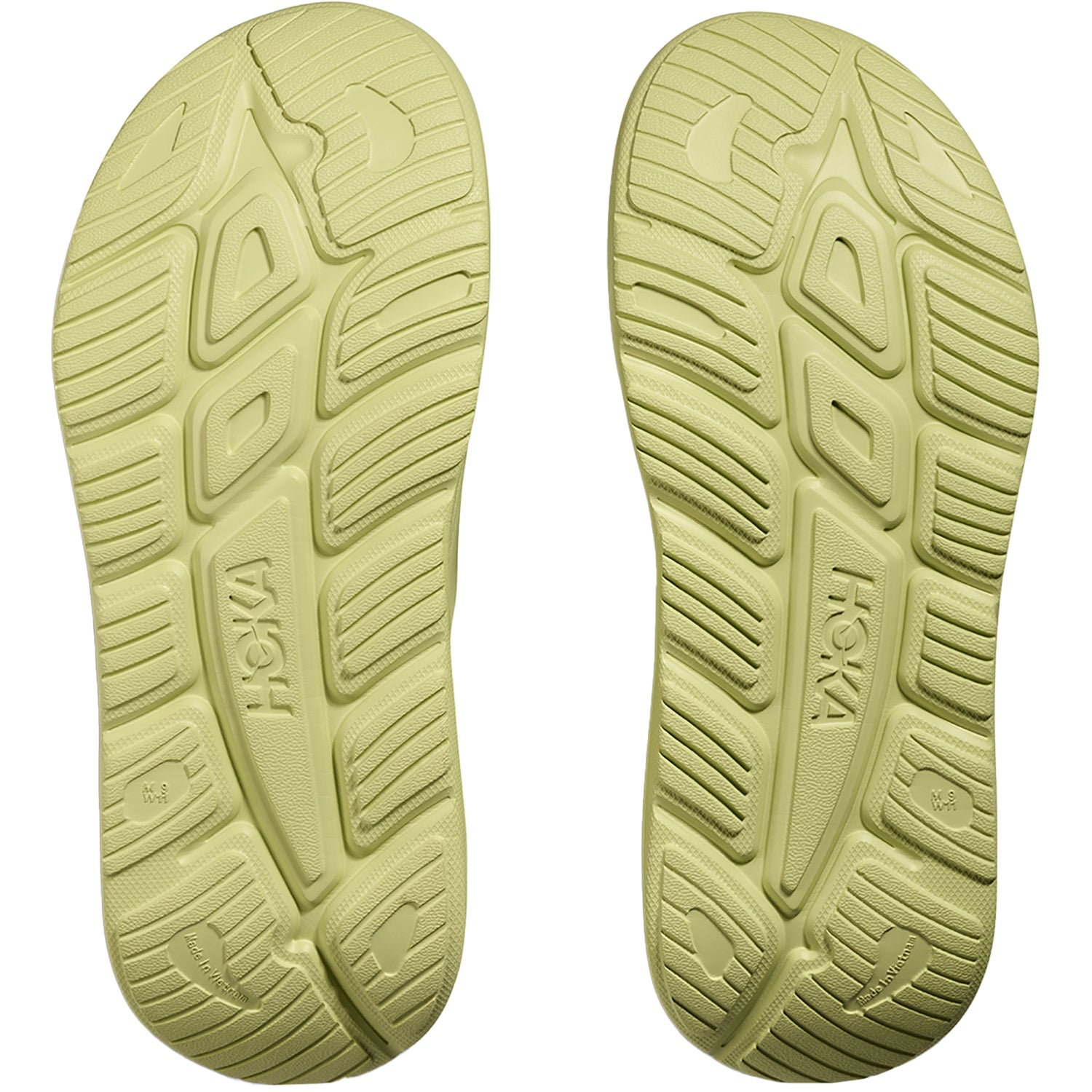 Womens Hoka one one Unisex Hoka Ora Recovery Slide 3 Honeydew/Honeydew Honeydew/Honeydew