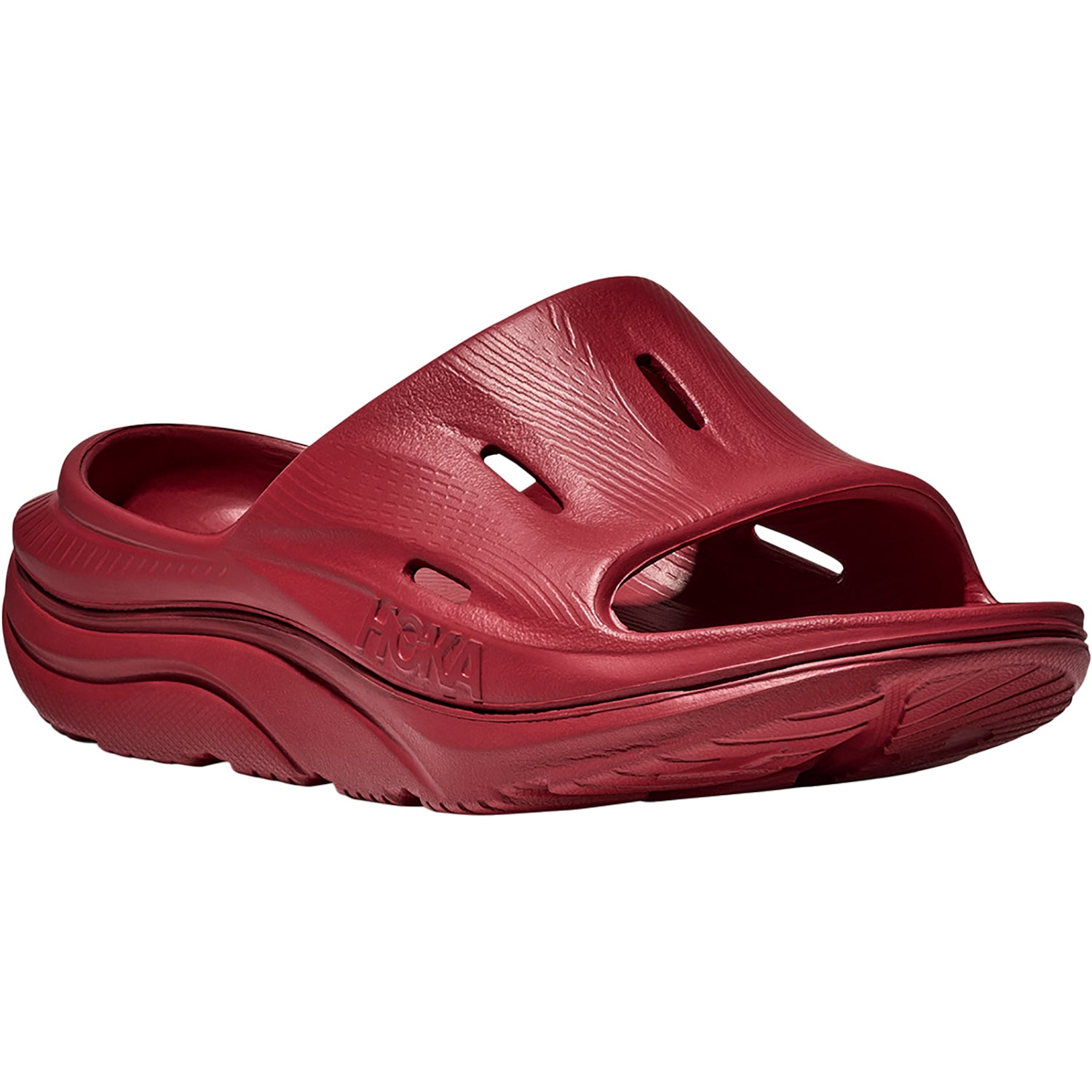 Unisex Hoka one one Unisex Hoka Ora Recovery Slide 3 Pepper/Pepper Pepper/Pepper