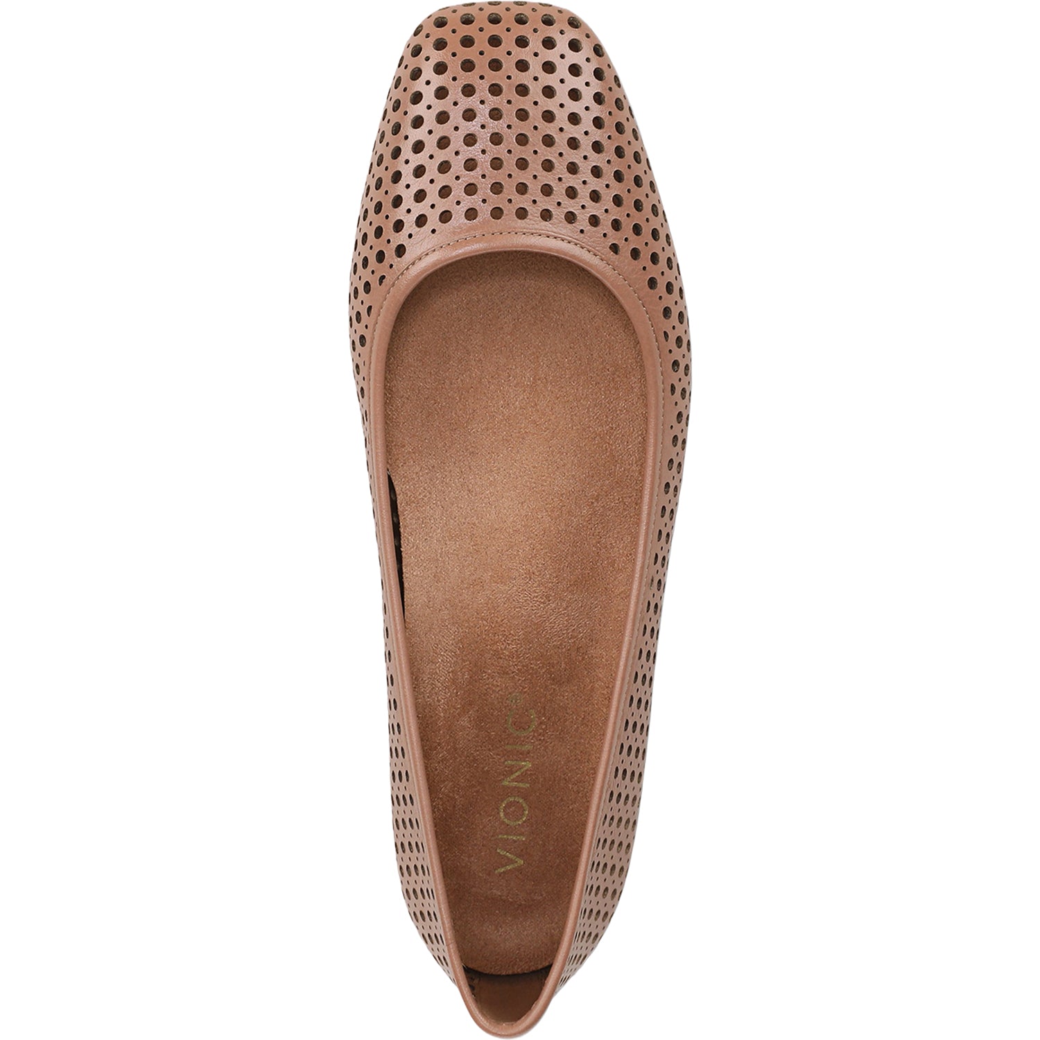 Womens Vionic Vionic Orinda Perf Women's Casual Flats Mocha Mousse Mocha Mousse