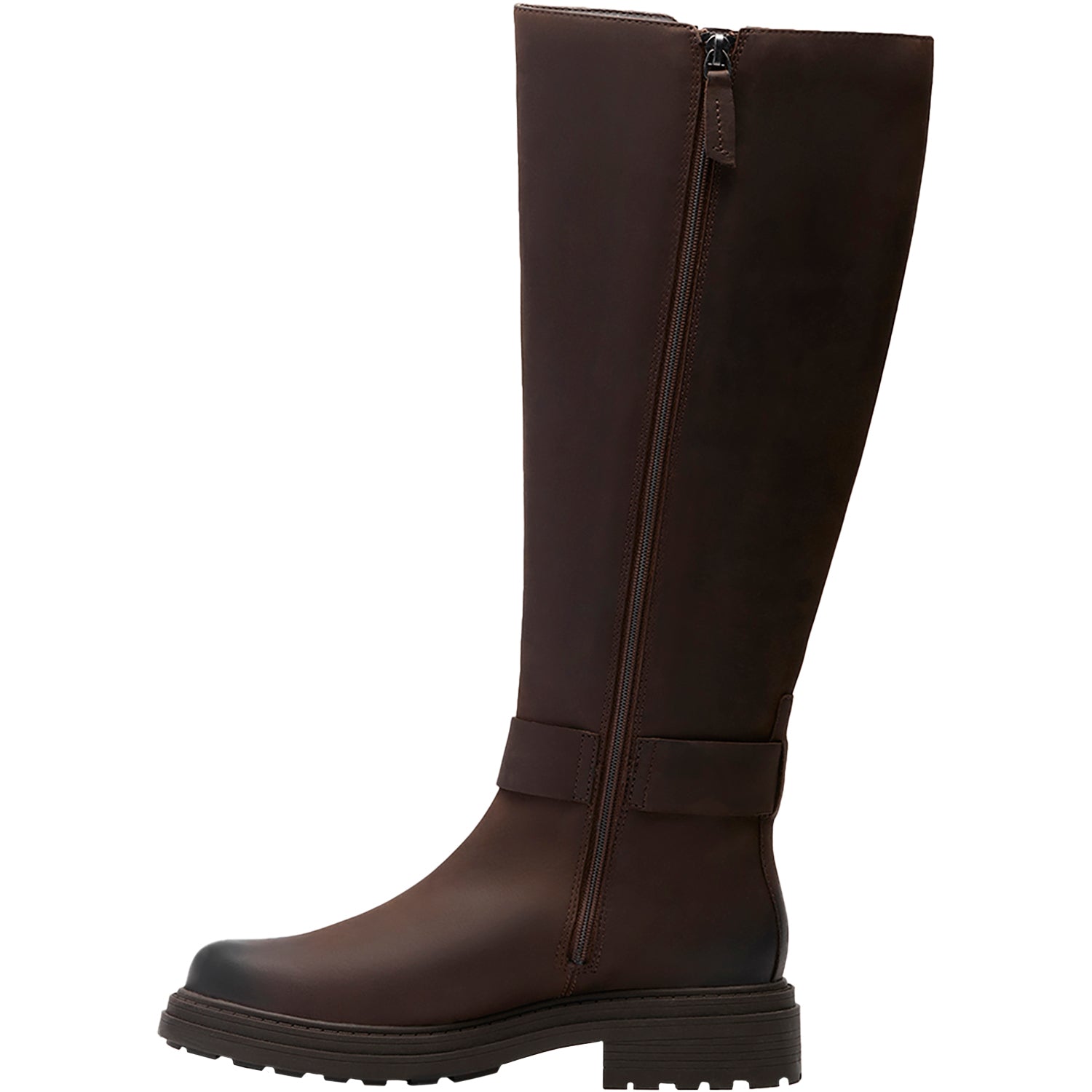 Womens Clarks Women's Clarks Orinoco3 Tall Dark Brown Leather Dark Brown Leather