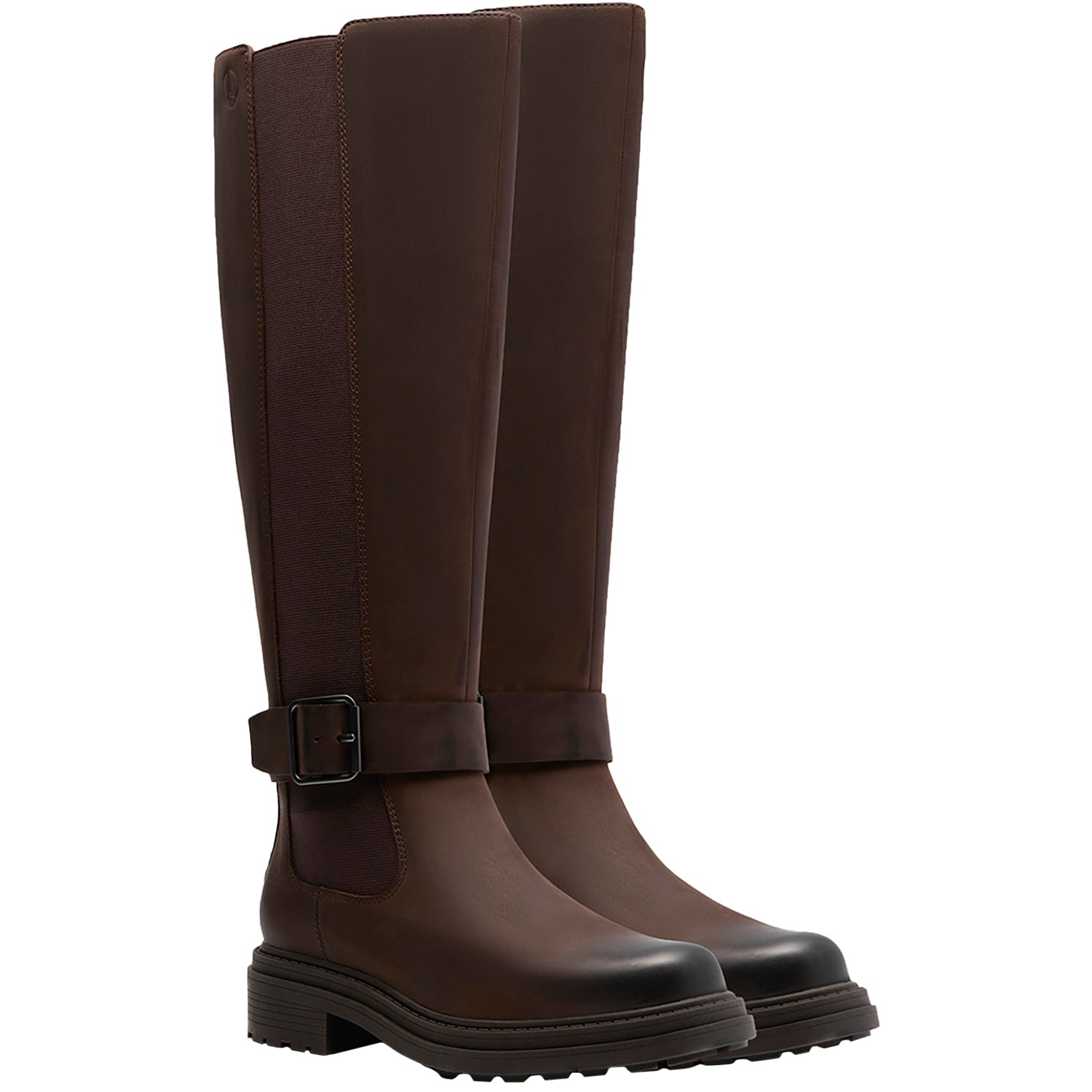 Womens Clarks Women's Clarks Orinoco3 Tall Dark Brown Leather Dark Brown Leather