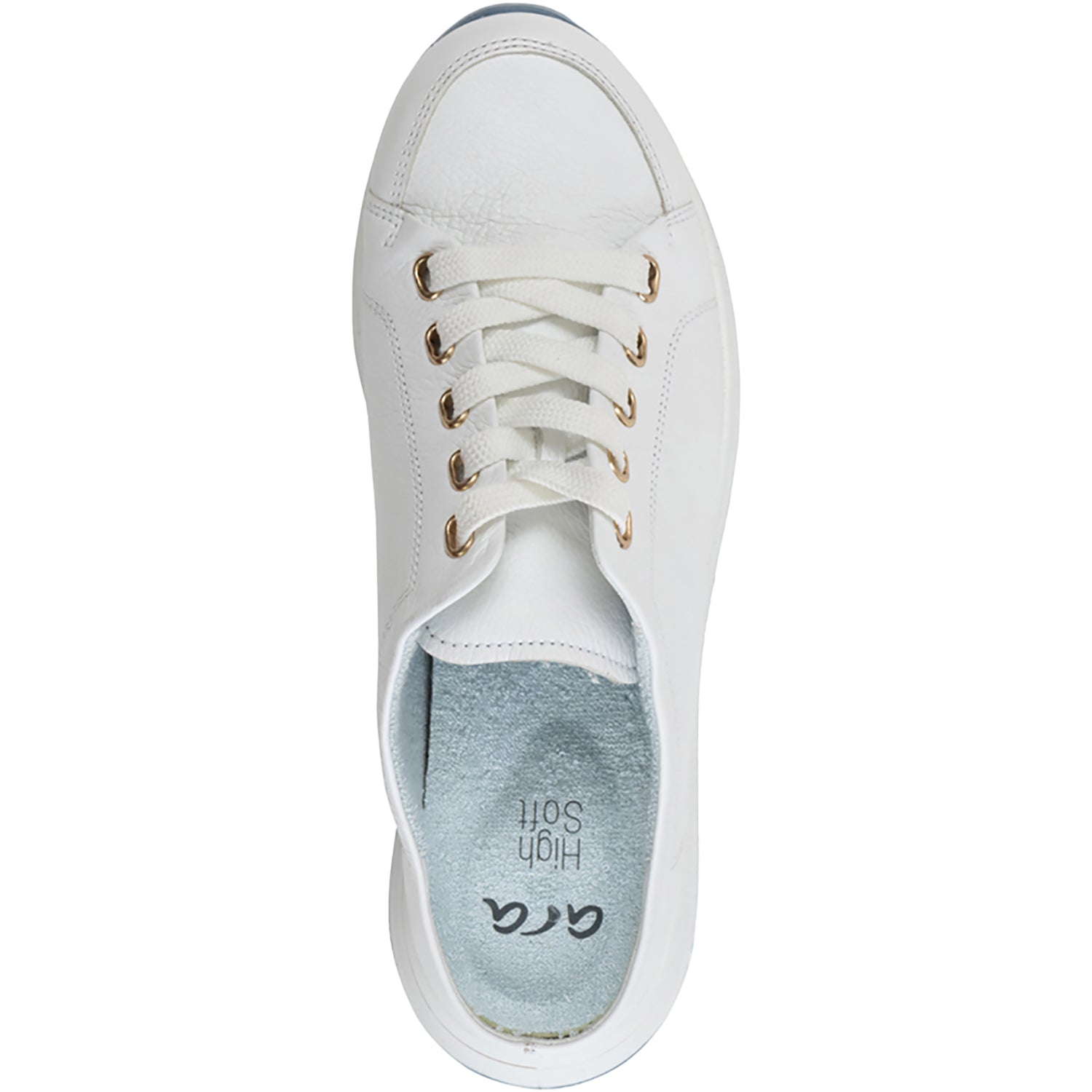 Womens Ara shoes Ara Orlando Women's Slip Ons Sporty White Calf Leather White Calf Leather