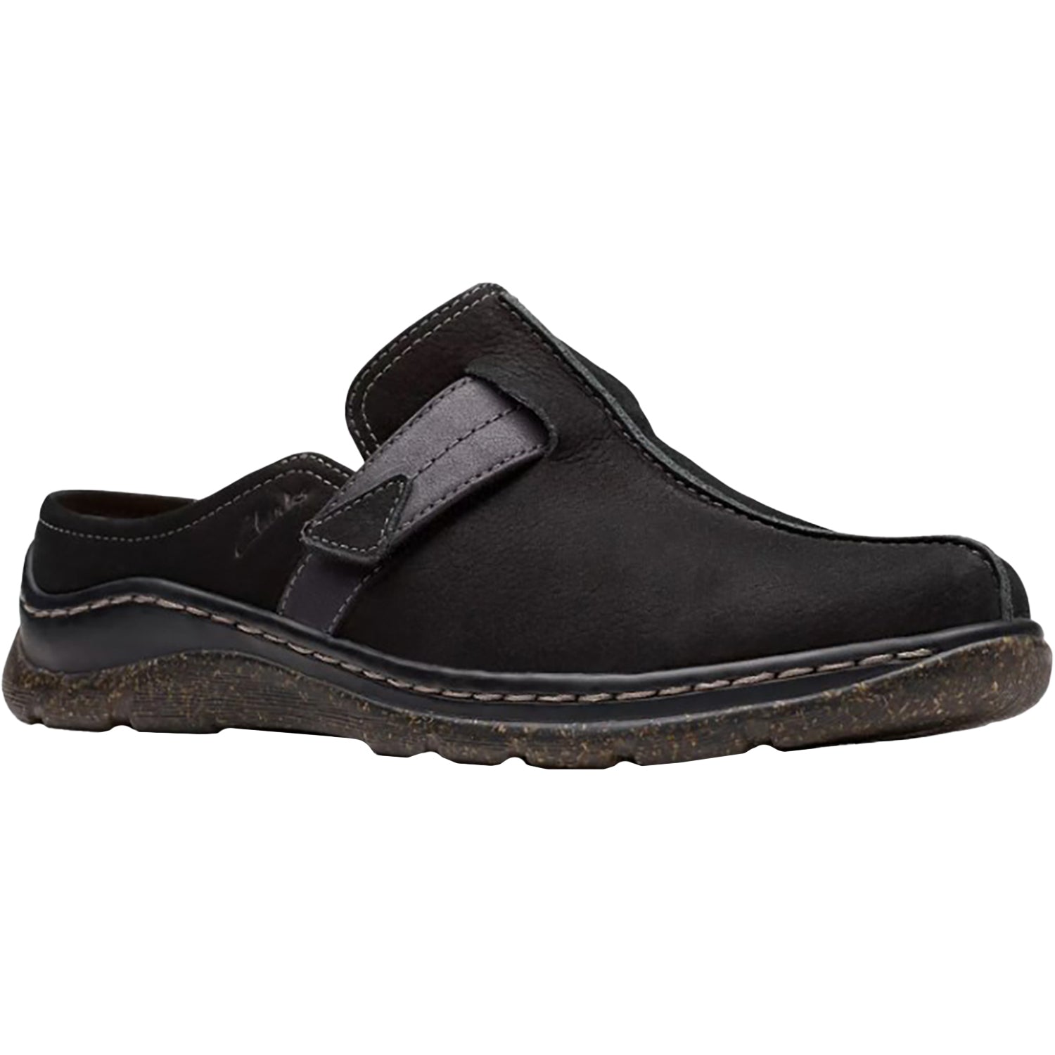 Womens Clarks Women's Clarks Orlene Clog Black Nubuck Black Nubuck