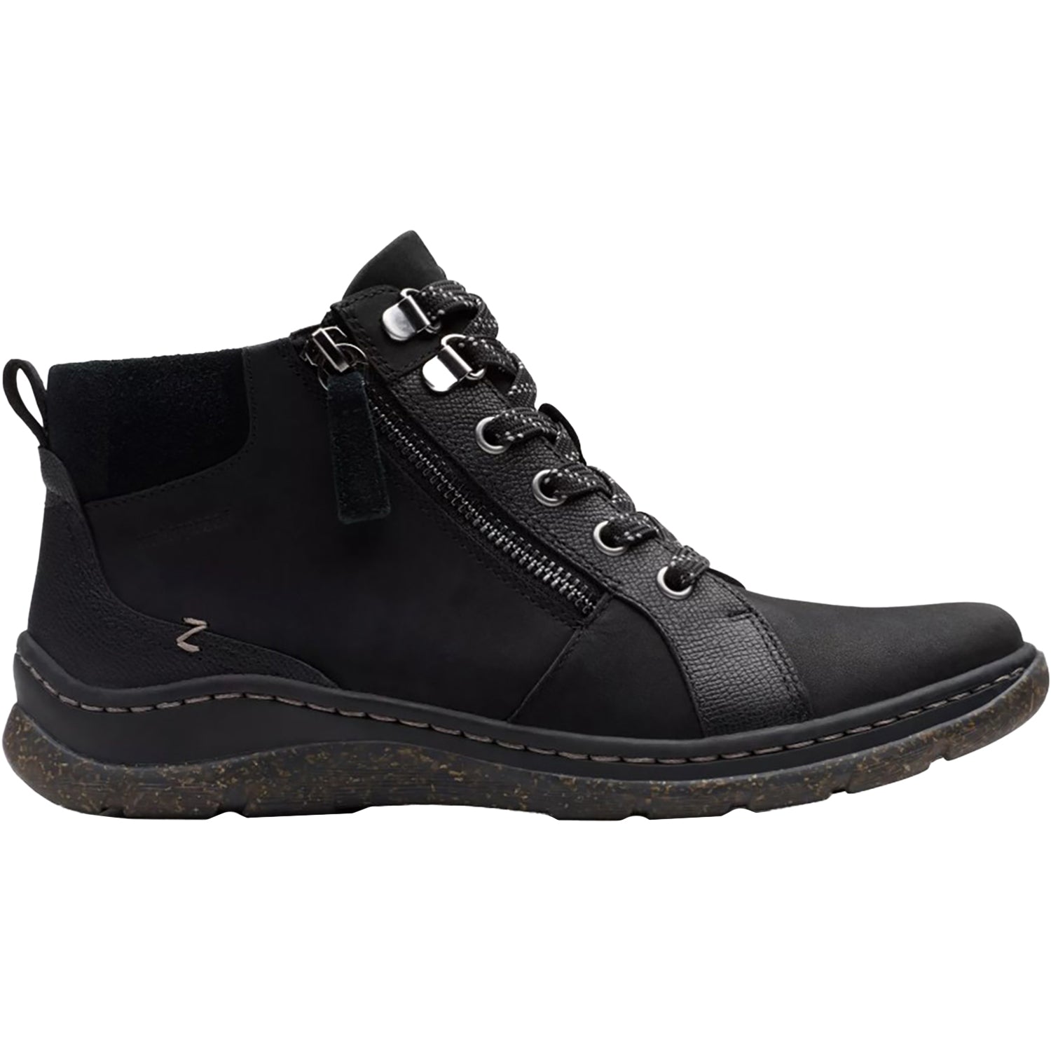 Womens Clarks Clarks Orlene Top Waterproof Women's Boots Black Leather Black Leather