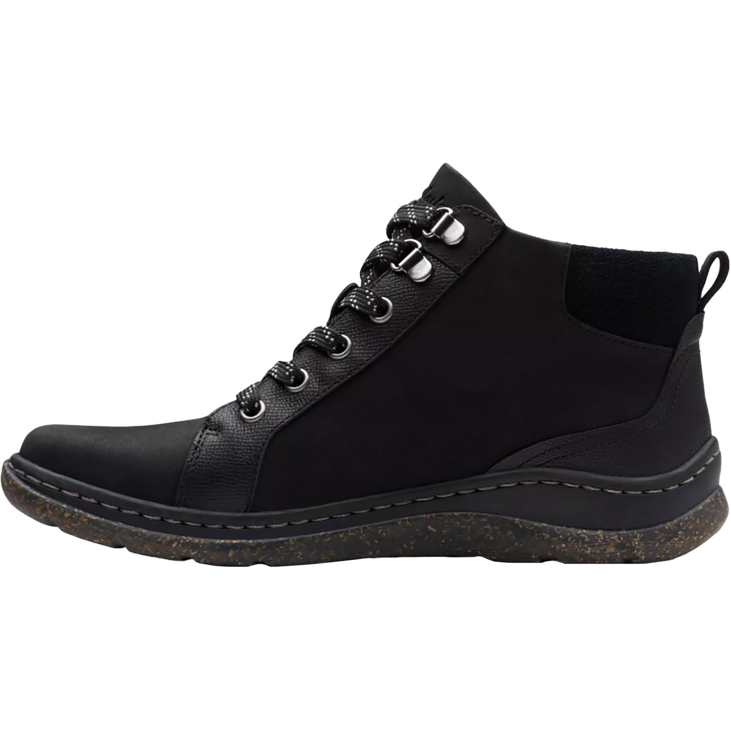 Womens Orlene Top Waterproof Black Leather Chelsea Boots | Clarks