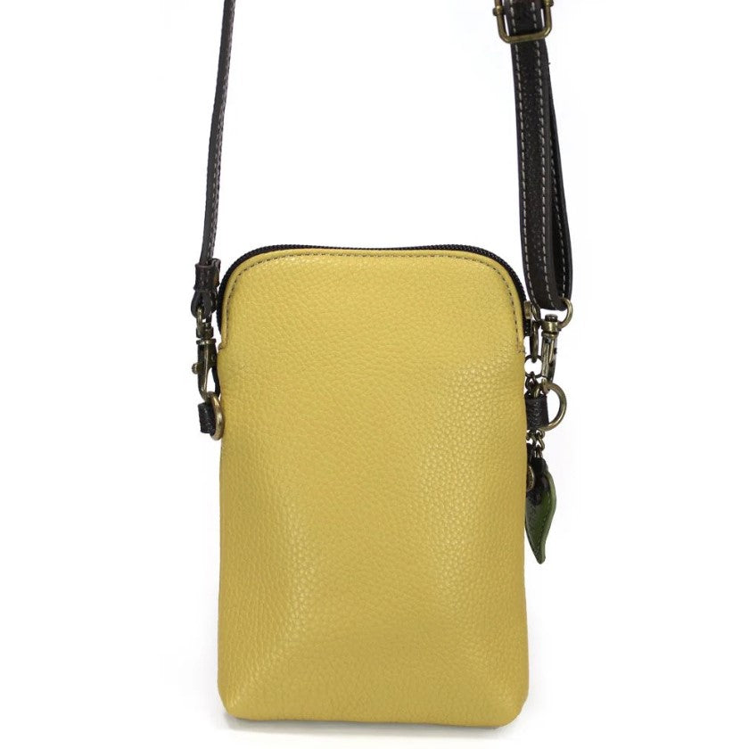 Chala Chala Owl Cellphone Crossbody Handbag Mustard Mustard