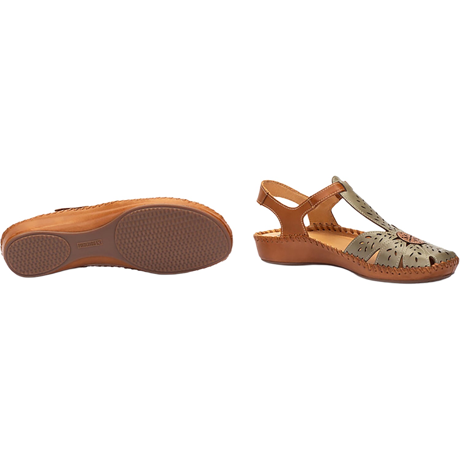 Womens Pikolinos Pikolinos P Vallarta 655-0841C1 Women's Mary Jane Traditional Sage Sage