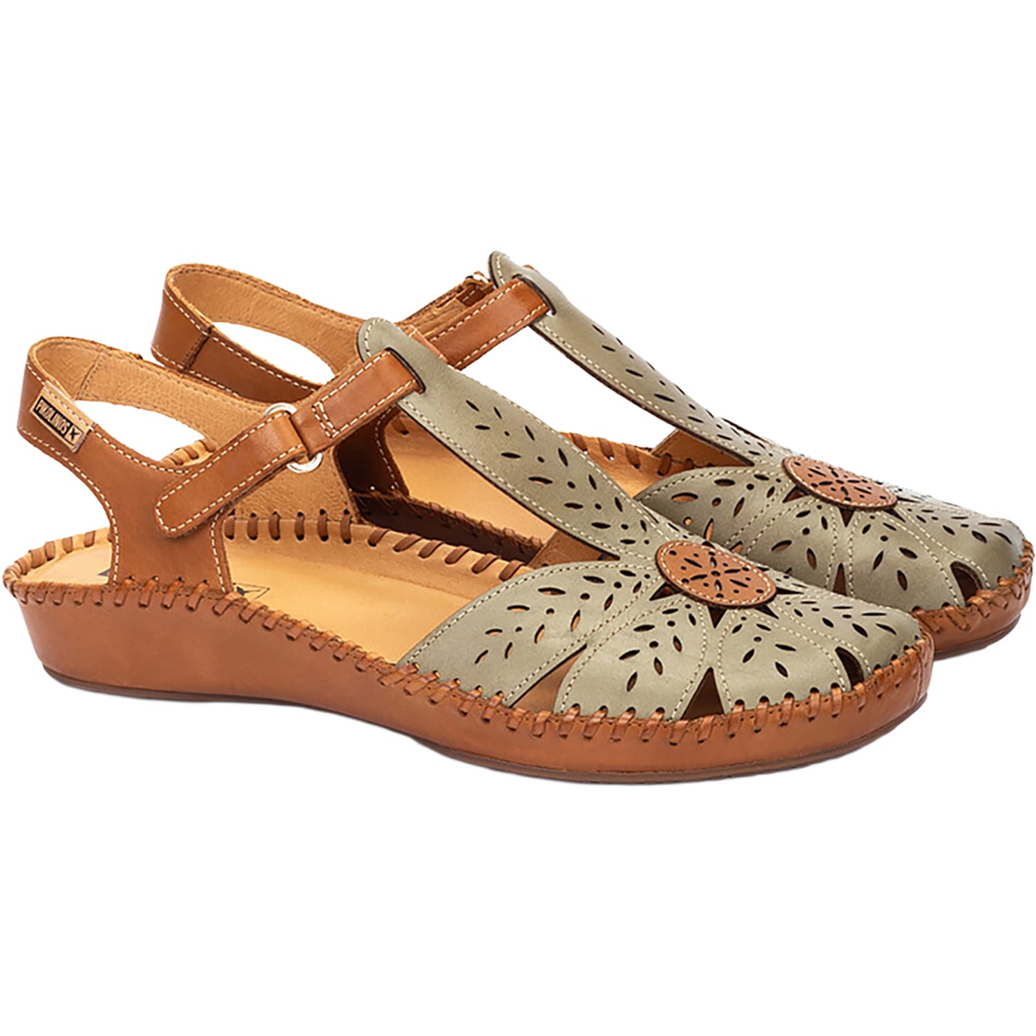 Womens Pikolinos Pikolinos P Vallarta 655-0841C1 Women's Mary Jane Traditional Sage Sage