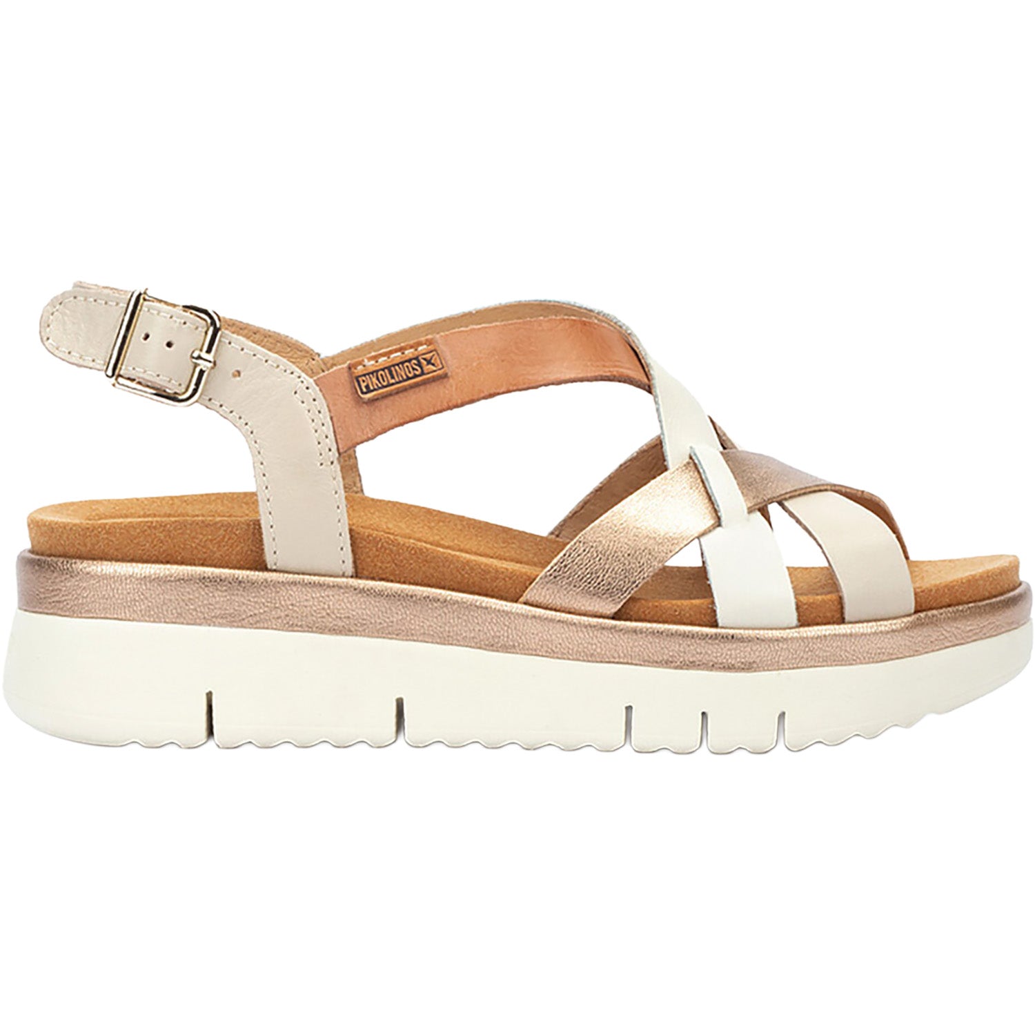 Womens Pikolinos Pikolinos Palma W4N-0650C1 Women's Wedge Sandals Marfil Marfil