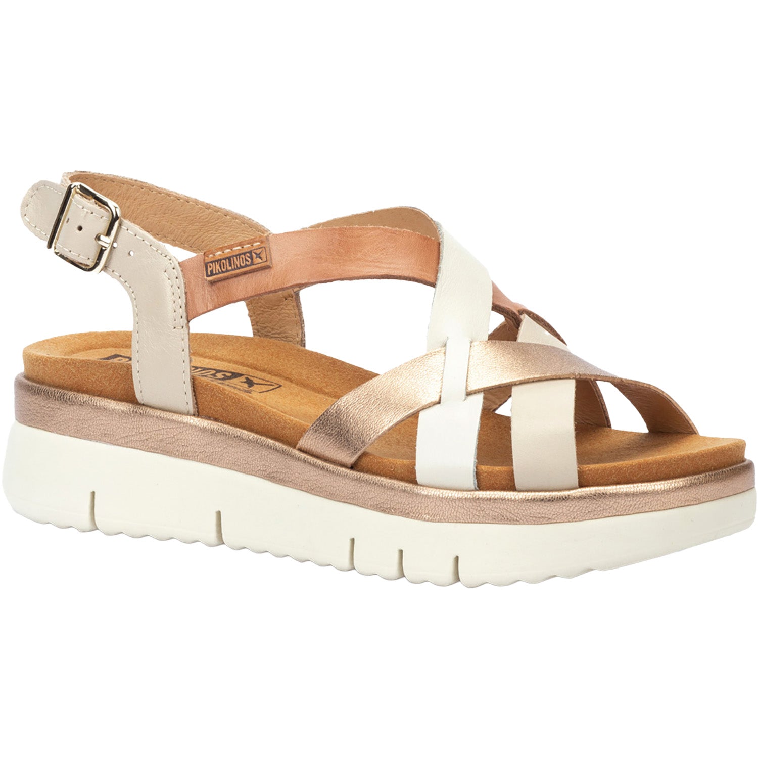 Womens Pikolinos Pikolinos Palma W4N-0650C1 Women's Wedge Sandals Marfil Marfil