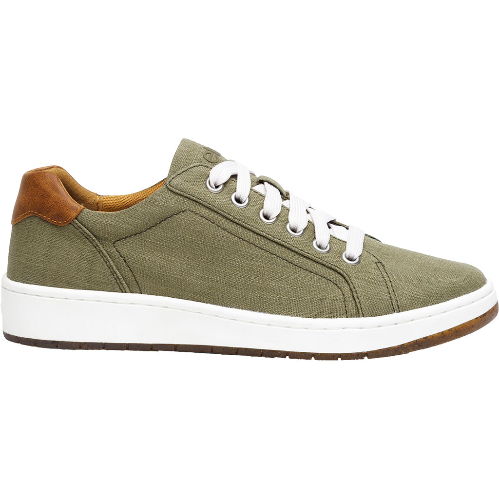 Womens Aetrex Women's Aetrex Renee Olive Canvas Olive Canvas