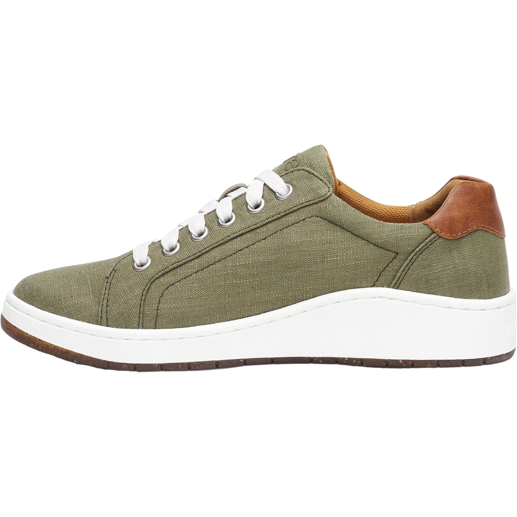 Womens Aetrex Women's Aetrex Renee Olive Canvas Olive Canvas