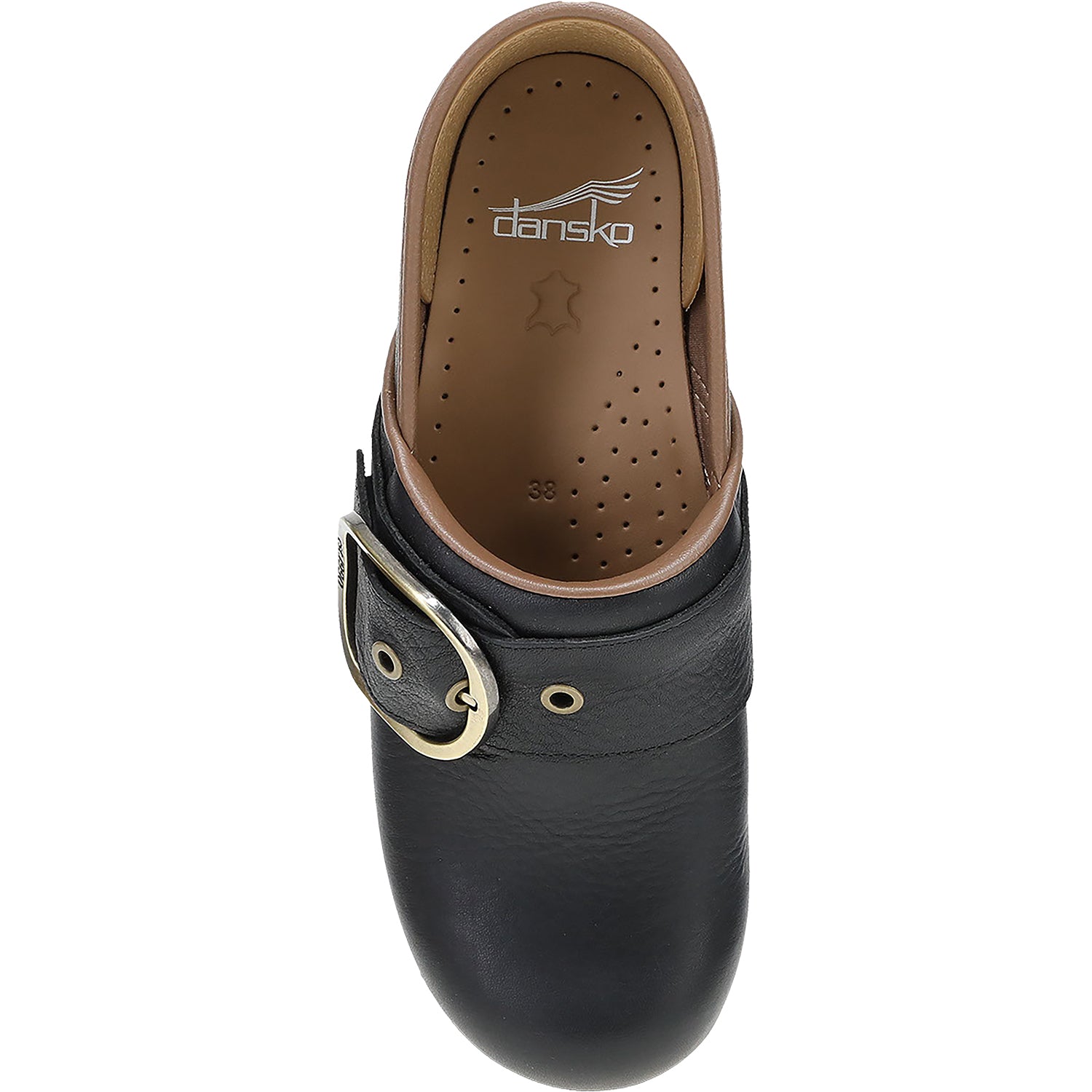 Womens Dansko Dansko Pearson Women's Clogs Black Tumbled Black Tumbled